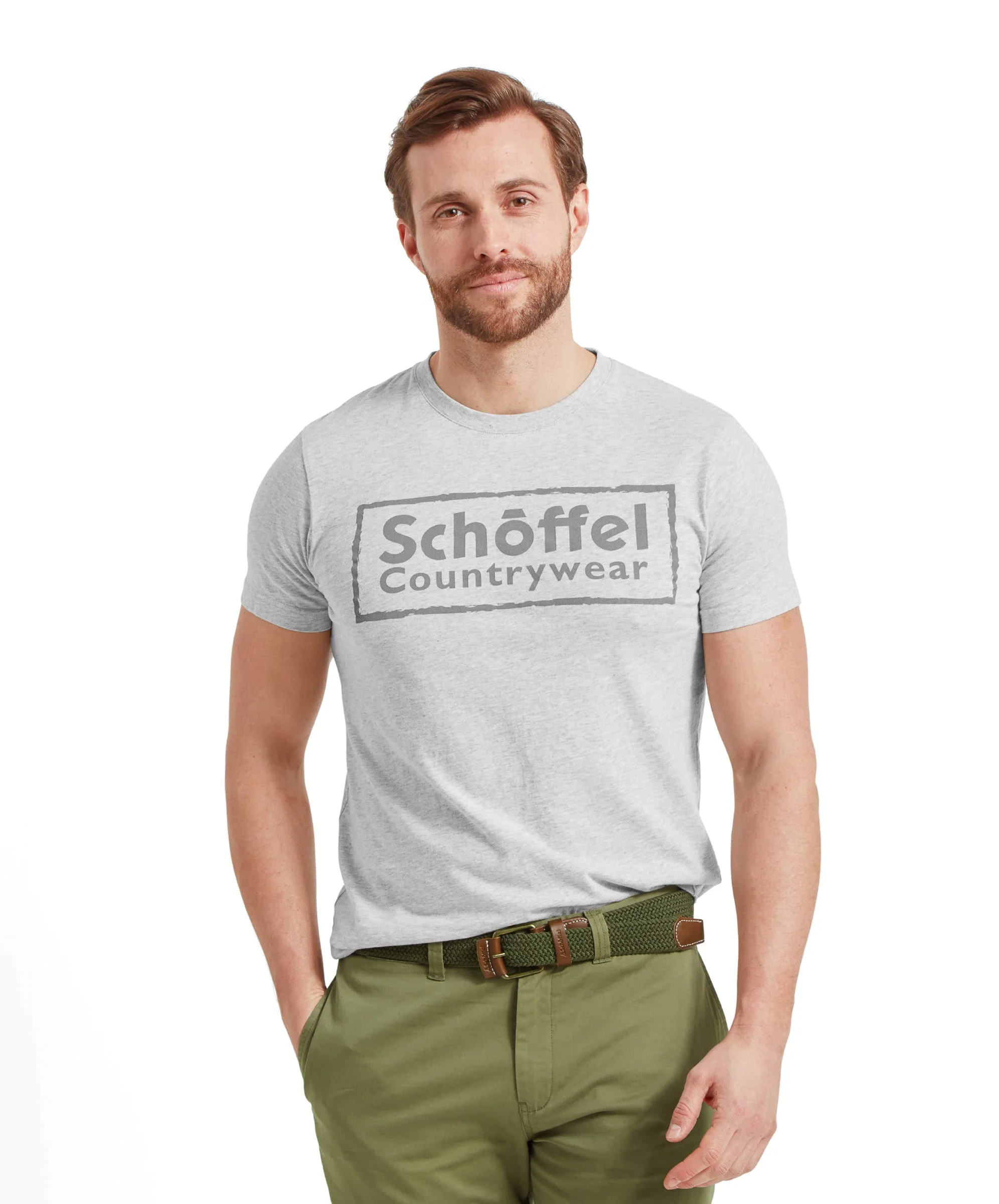 Schoffel Heritage T Shirt - Grey - Image 2