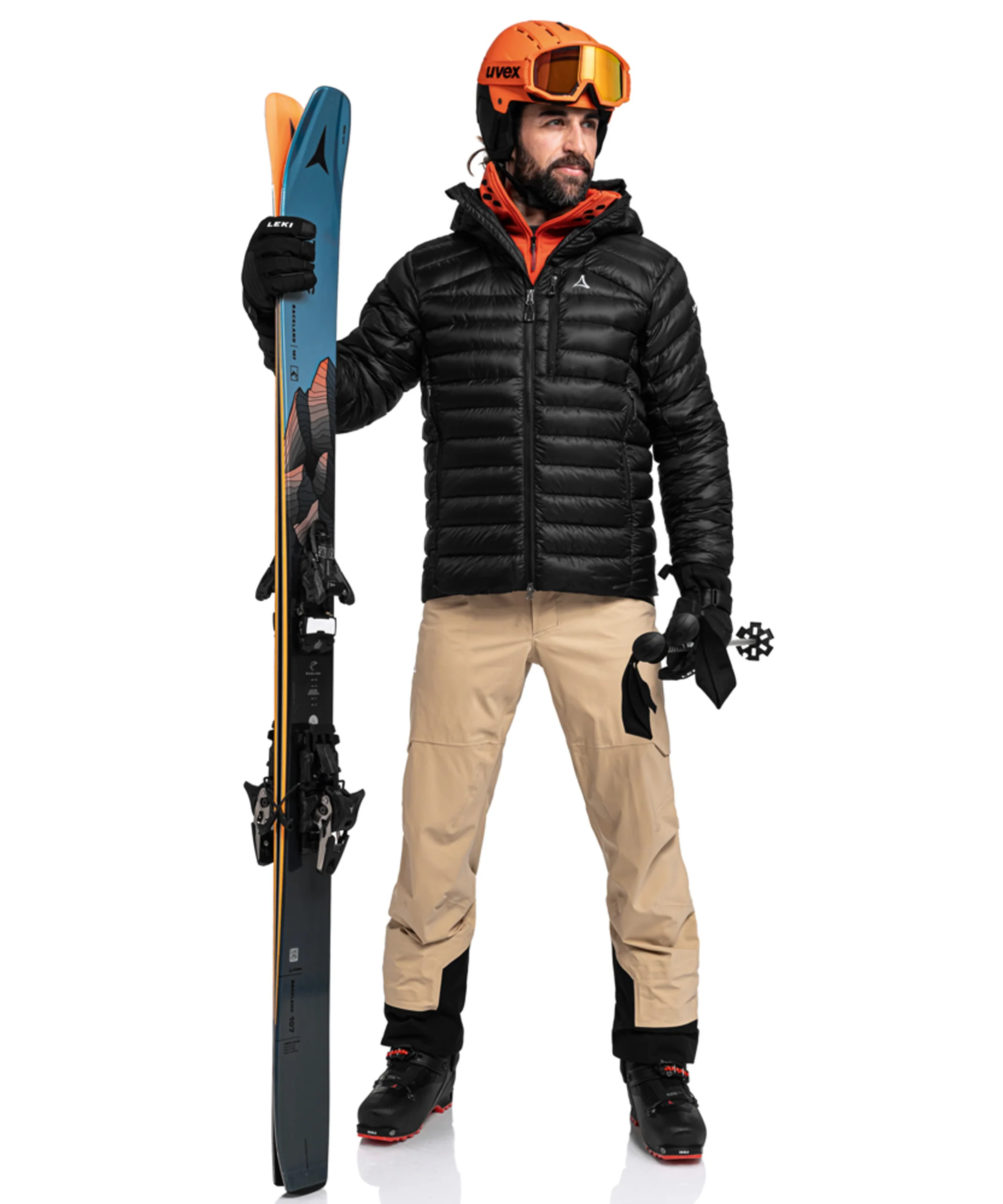 Men's Silvretta Down Jacket - Black - Image 3