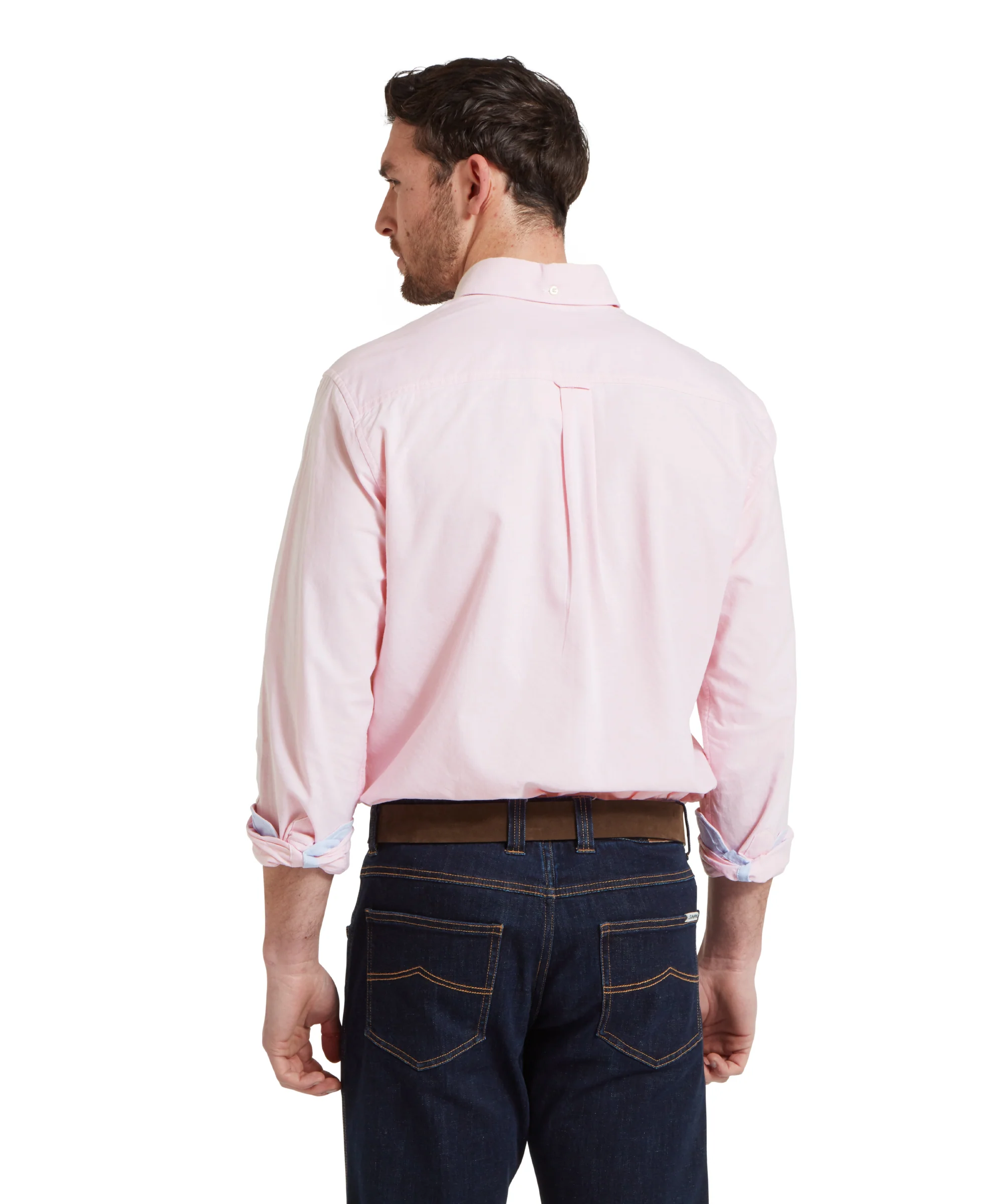 Holt Soft Oxford Tailored Shirt - Light Pink - Image 5