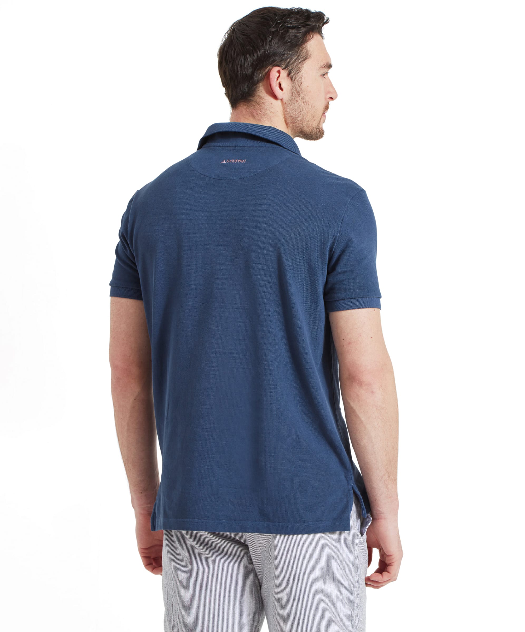 St Ives Garment Dyed Polo Shirt - French Navy - Image 6