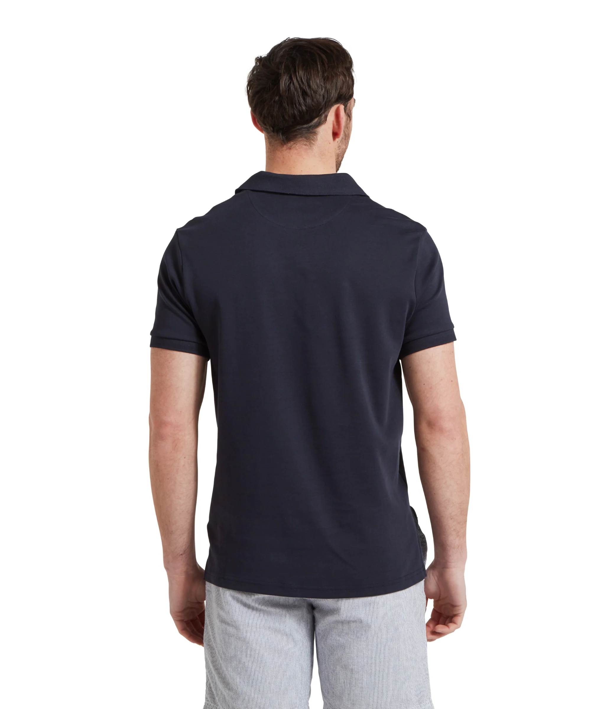 St Ives Jersey Polo Shirt - Navy - Image 5