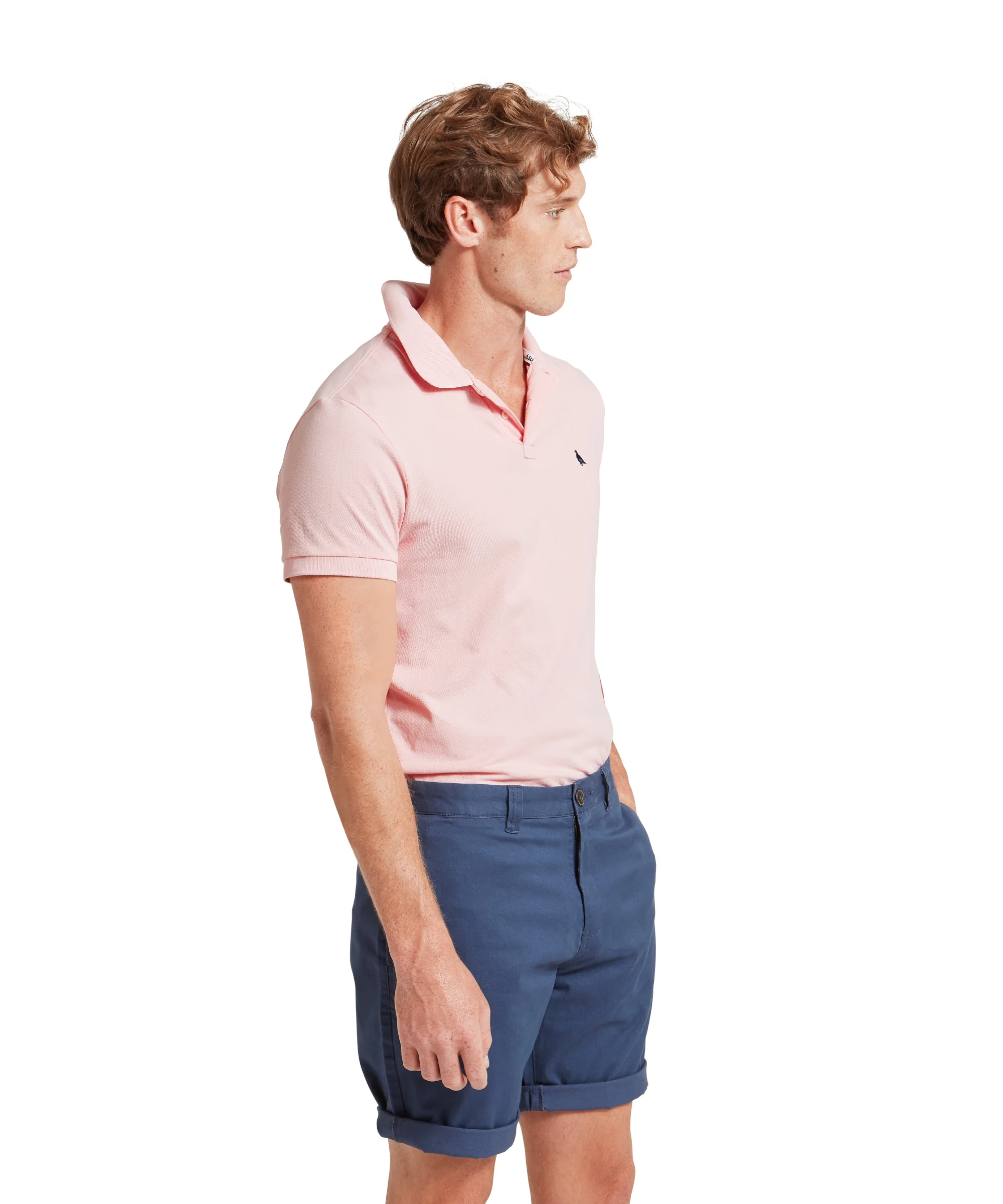 St Ives Polo Shirt - Chalky Coral - Image 5