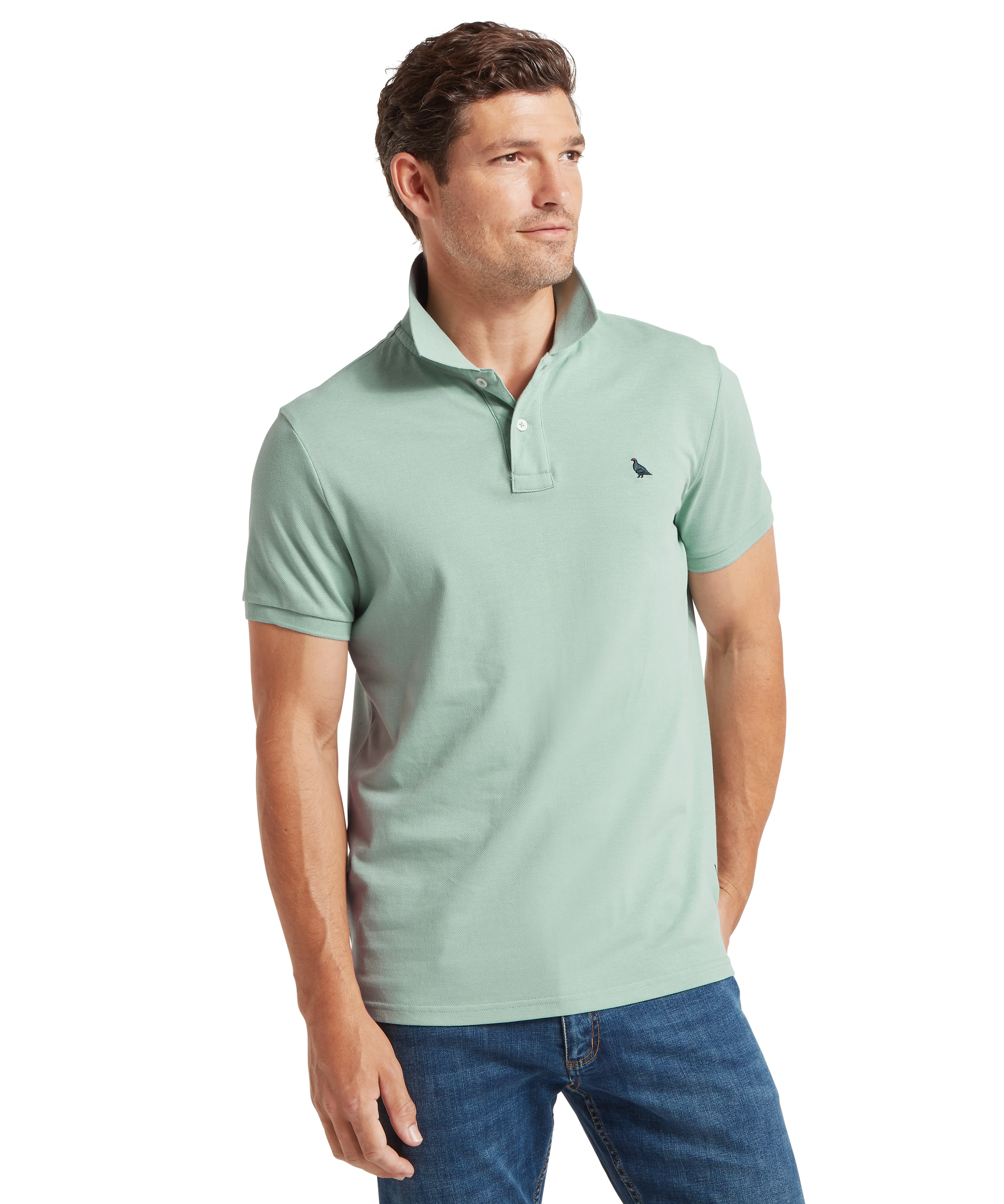 St Ives Polo Shirt - Surf Blue - Image 2