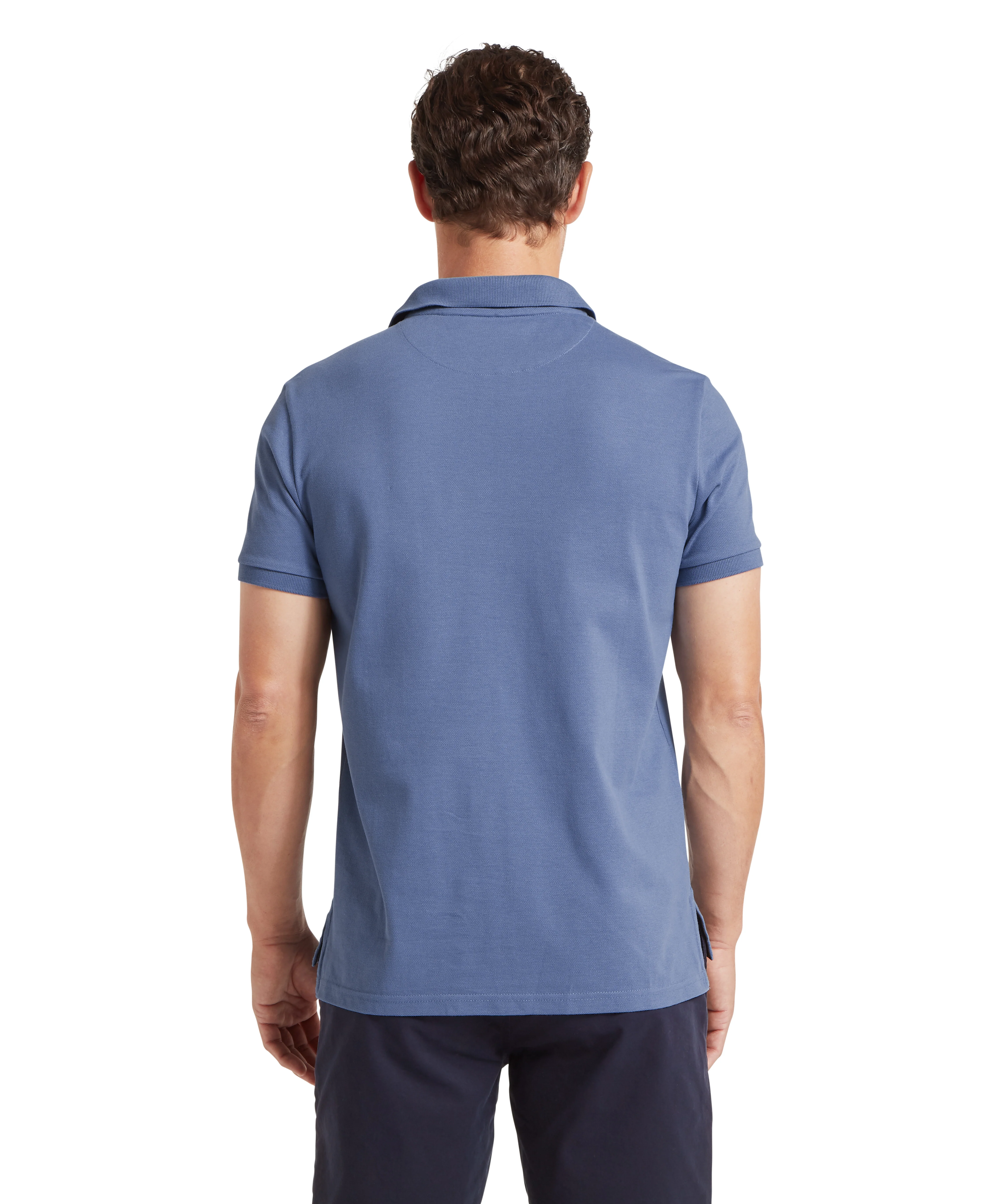 St Ives Polo Shirt - Vintage Indigo - Image 5