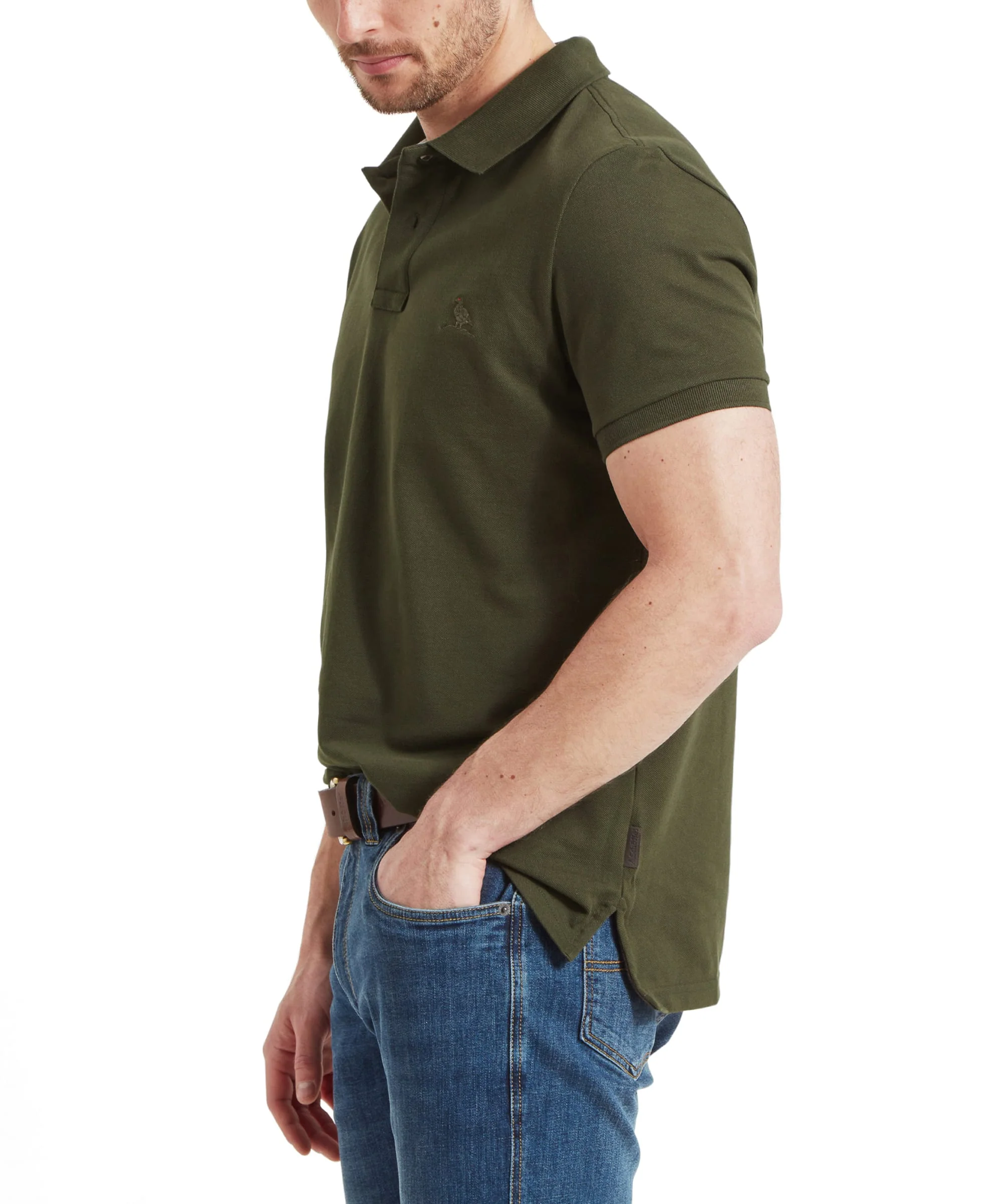 St Ives Polo Shirt - Forest - Image 4