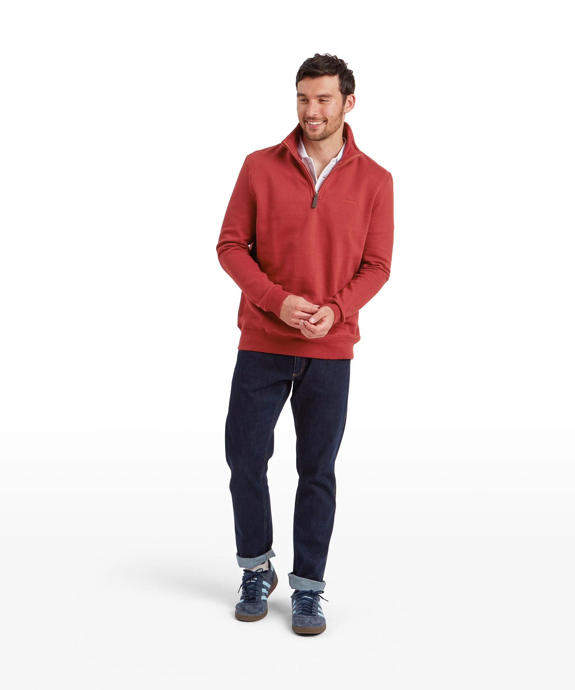 St Merryn Sweatshirt - Deep Red - Image 3