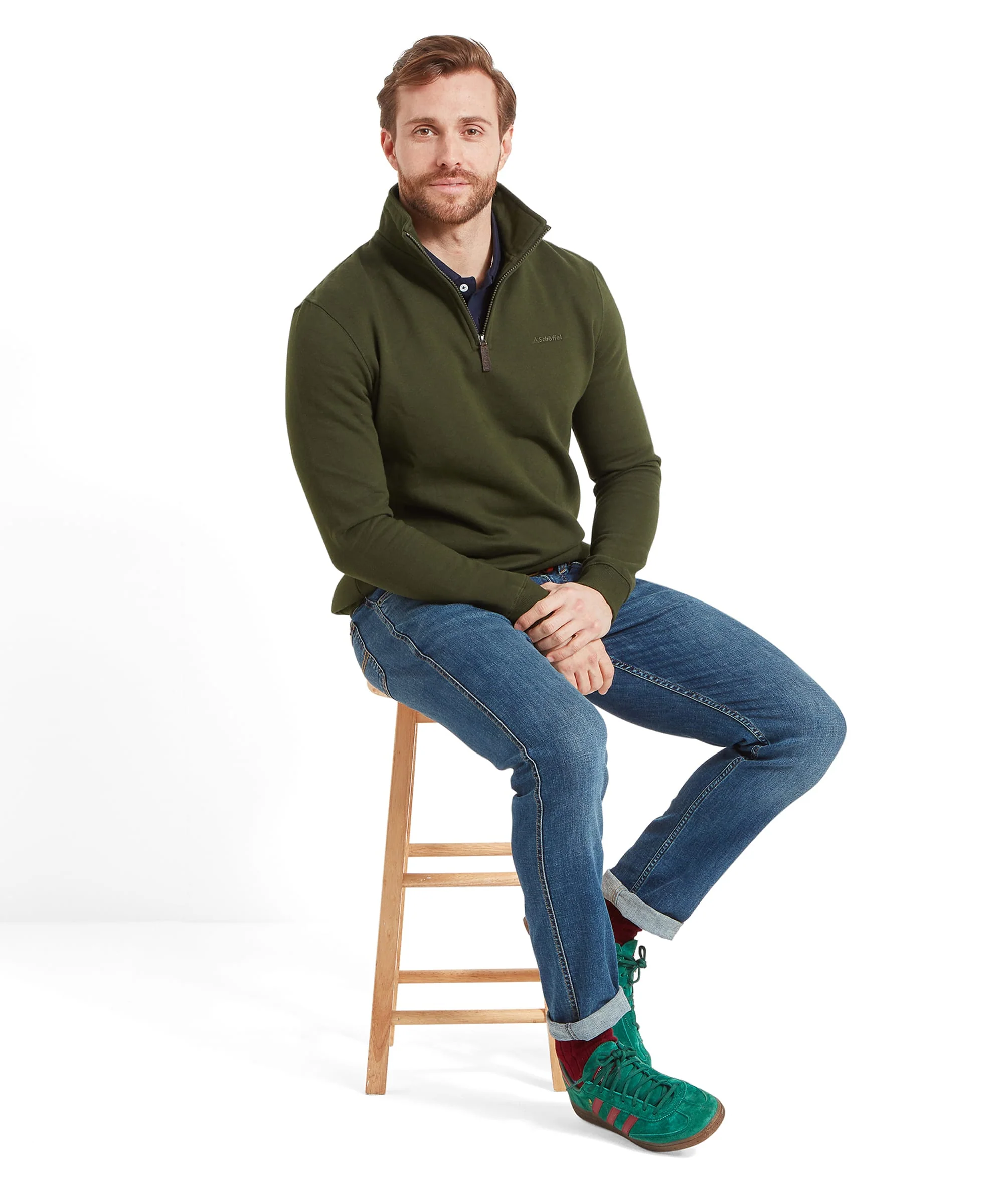 St Merryn Sweatshirt - Forest - Image 3