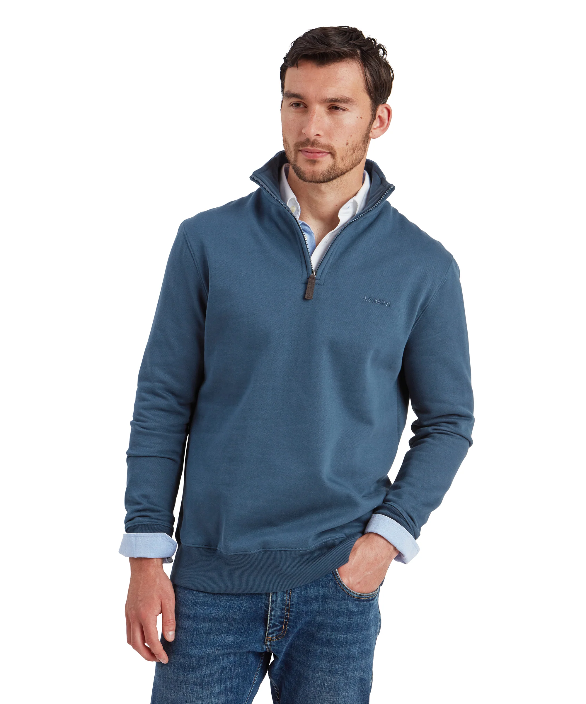St Merryn Sweatshirt - Petrol Blue - Image 2