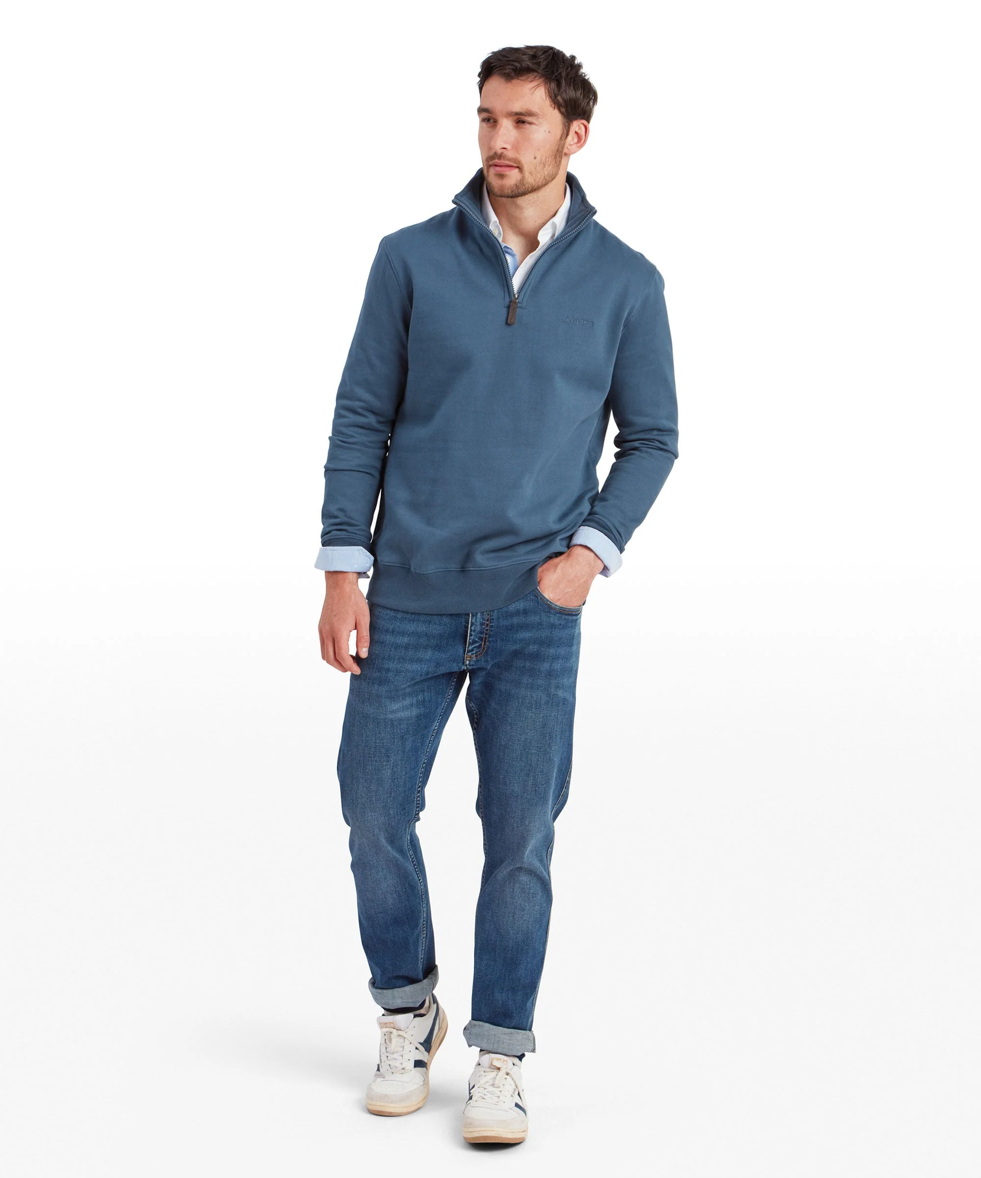St Merryn Sweatshirt - Petrol Blue - Image 3