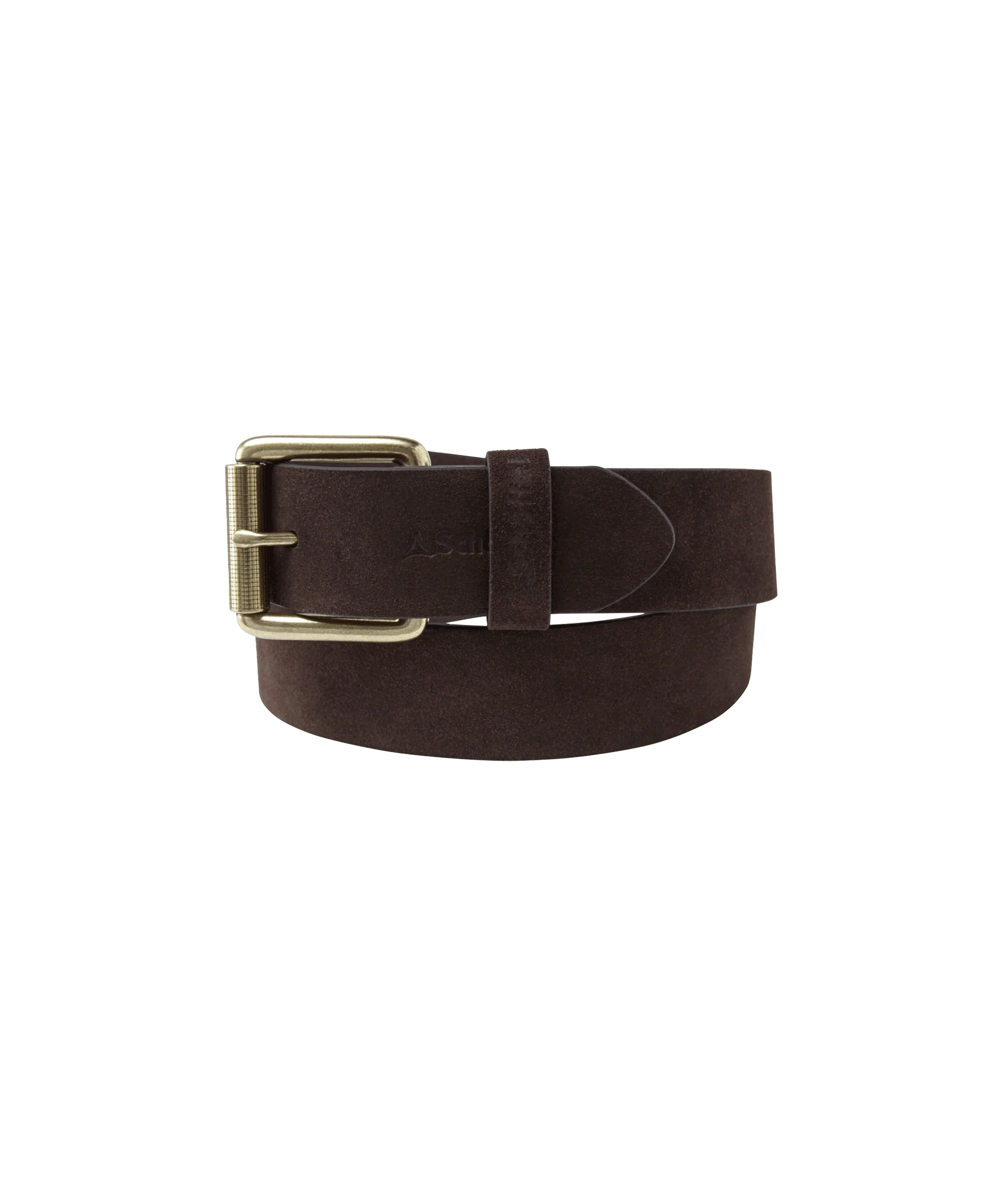 Suede Belt - Dark Brown