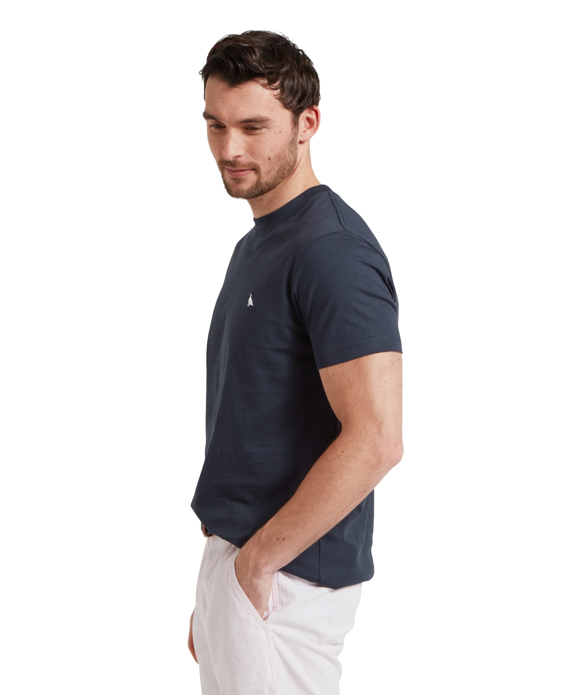 Talland T-Shirt - Navy Heritage Print - Image 5