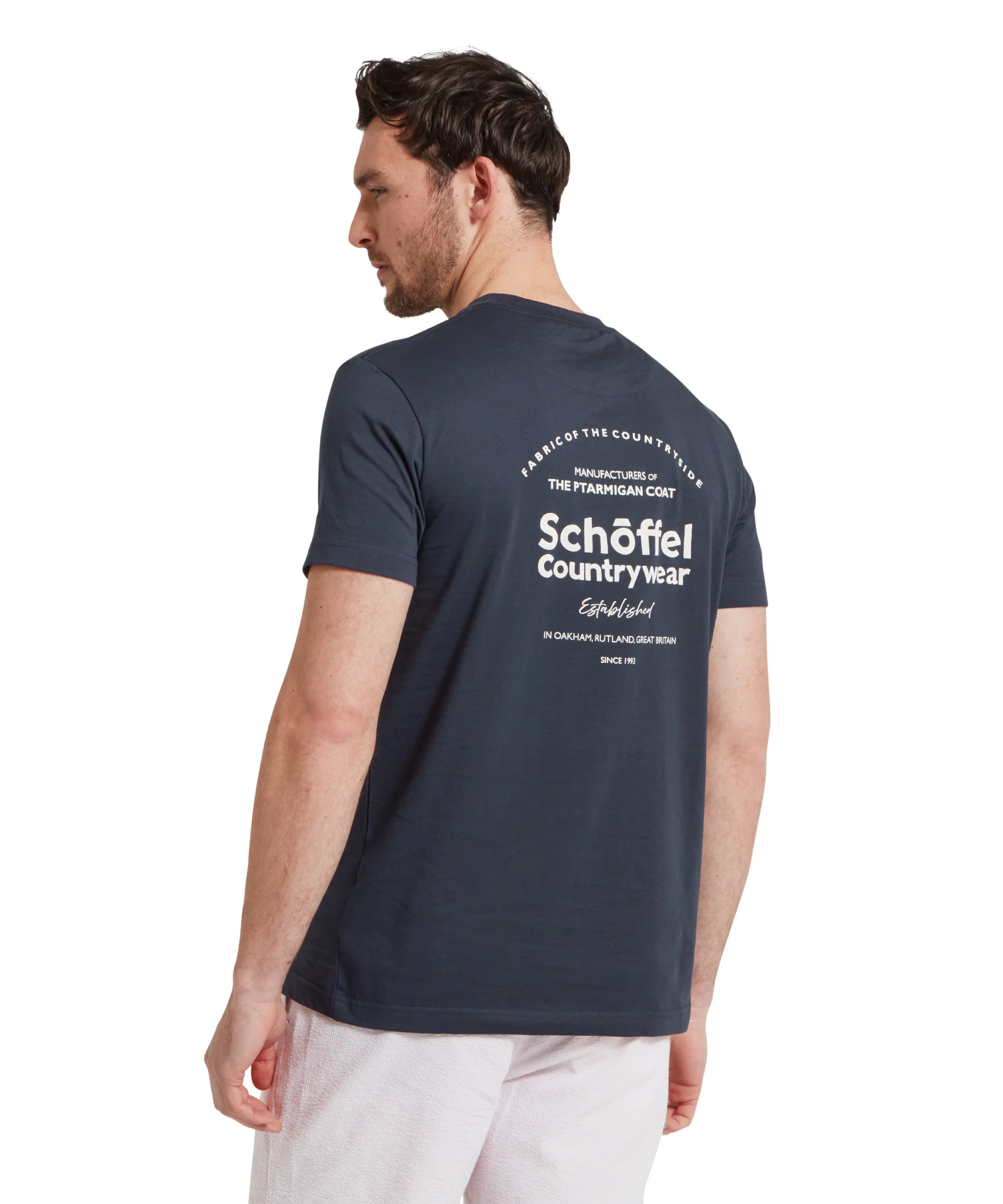 Talland T-Shirt - Navy Heritage Print - Image 6
