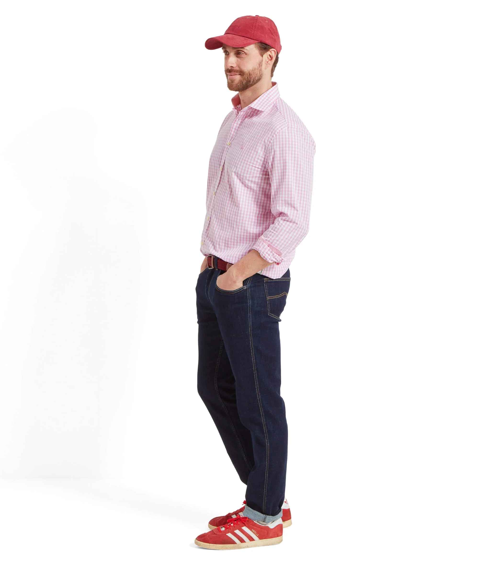 Thorpeness Tailored Shirt - Pink Check - Image 4