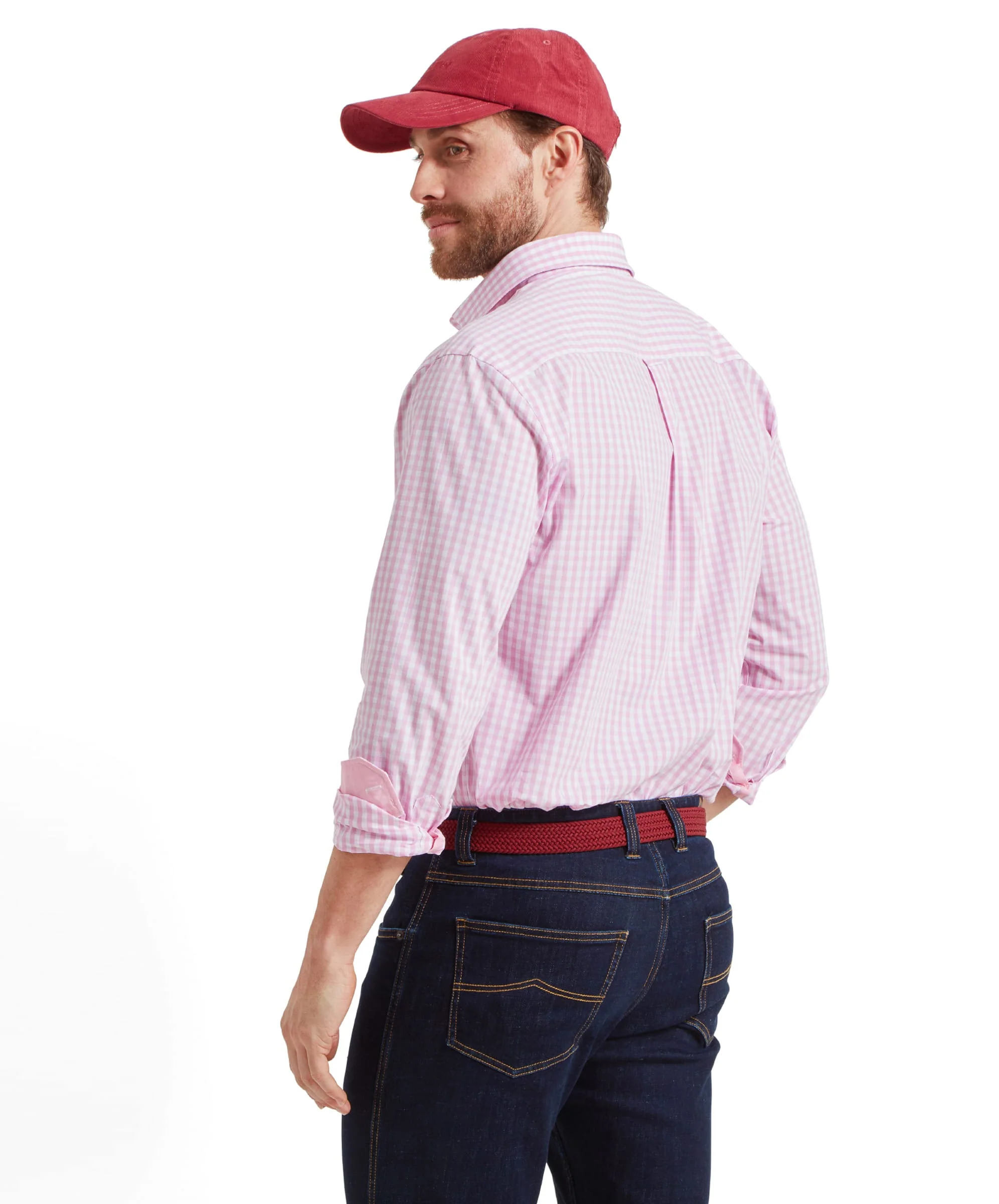 Thorpeness Tailored Shirt - Pink Check - Image 5