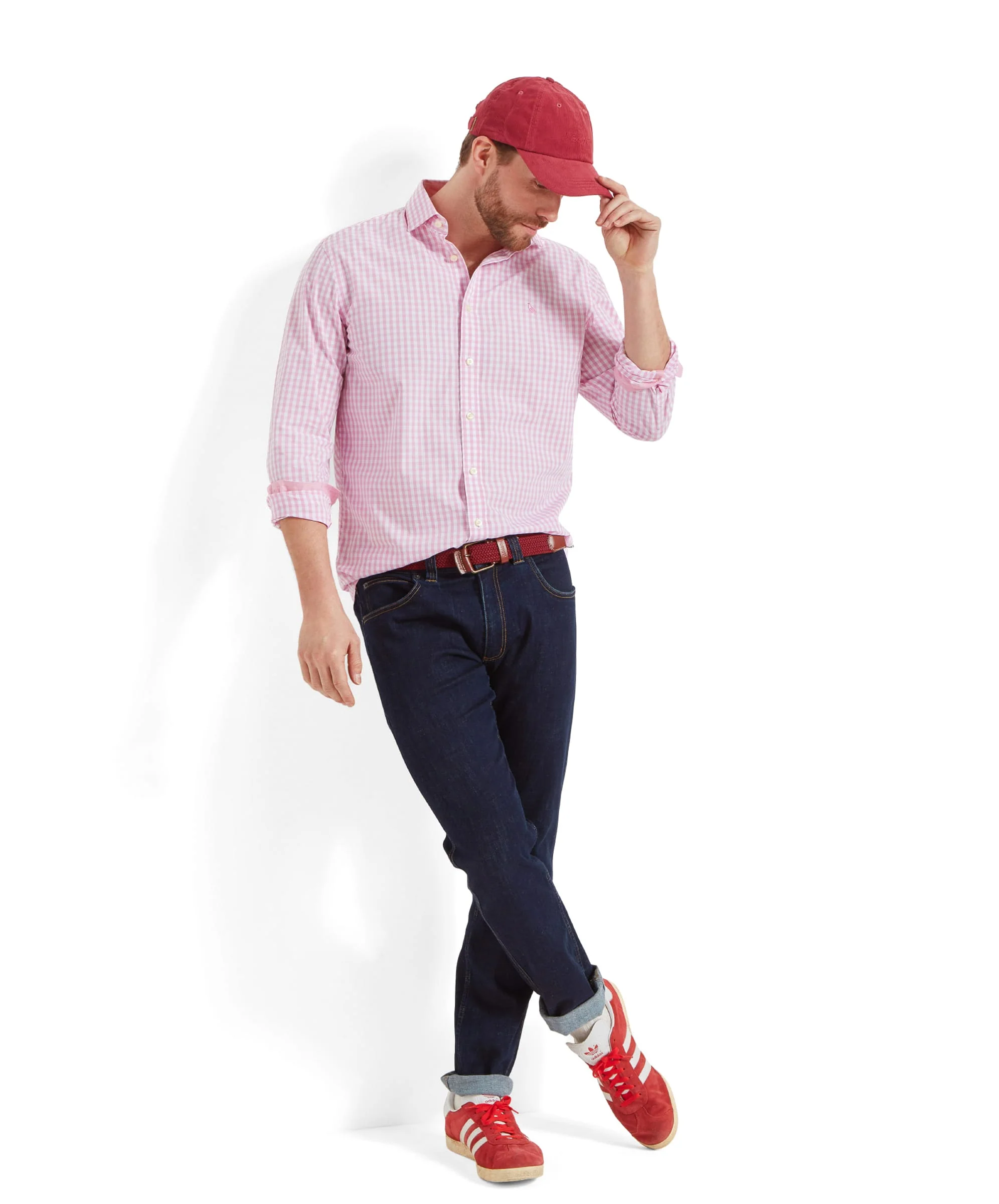 Thorpeness Tailored Shirt - Pink Check - Image 7