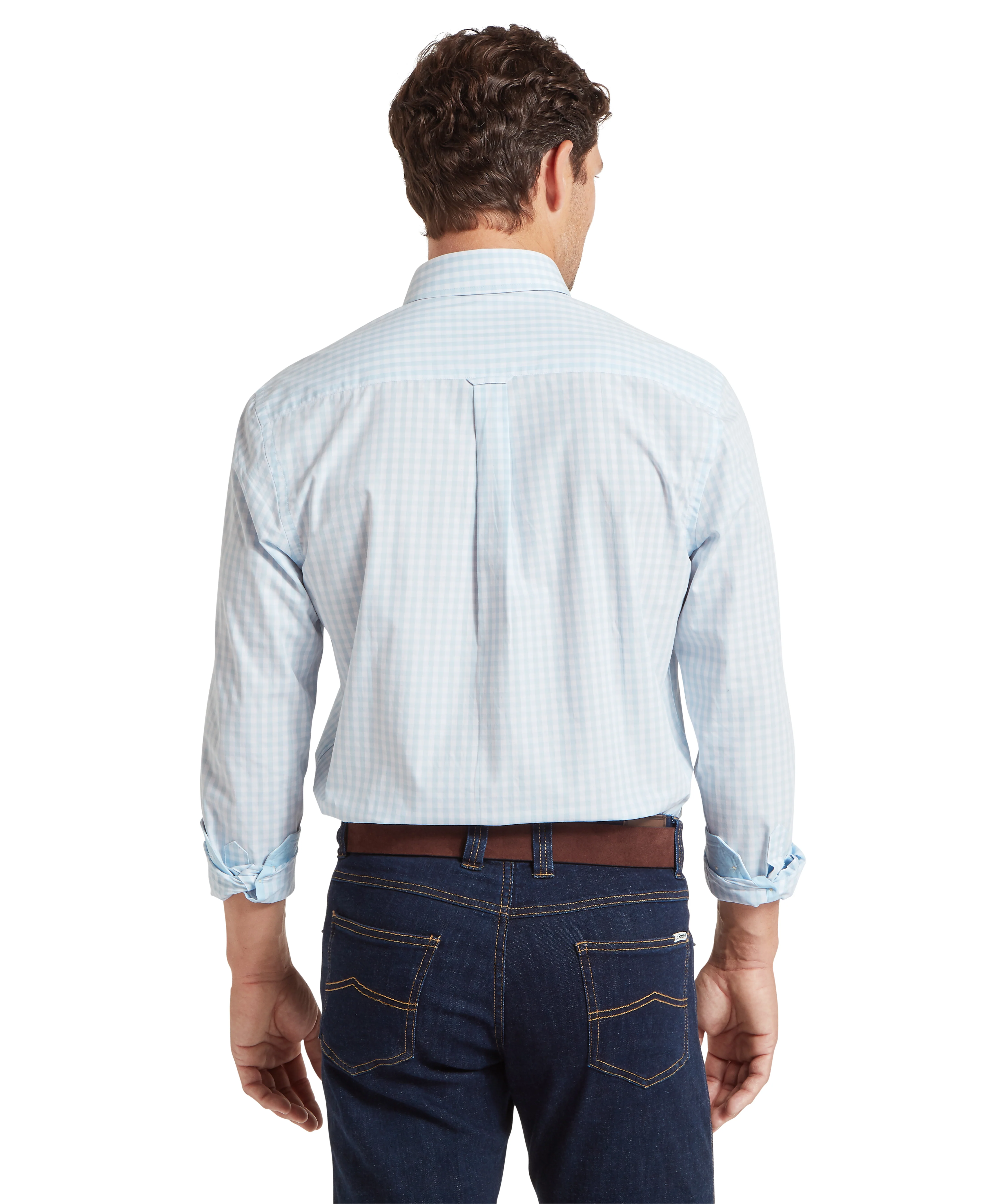 Thorpeness Tailored Shirt - Powder Blue - Image 5