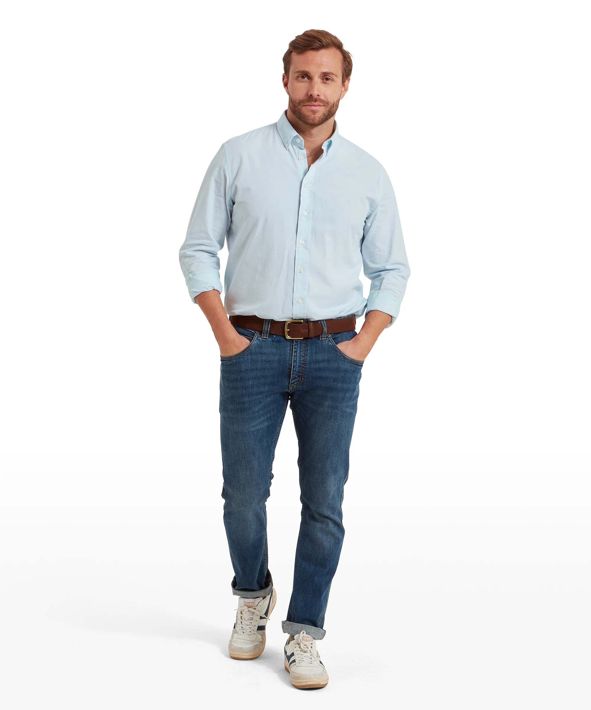 Titchwell Tailored Shirt - Pale Blue - Image 3