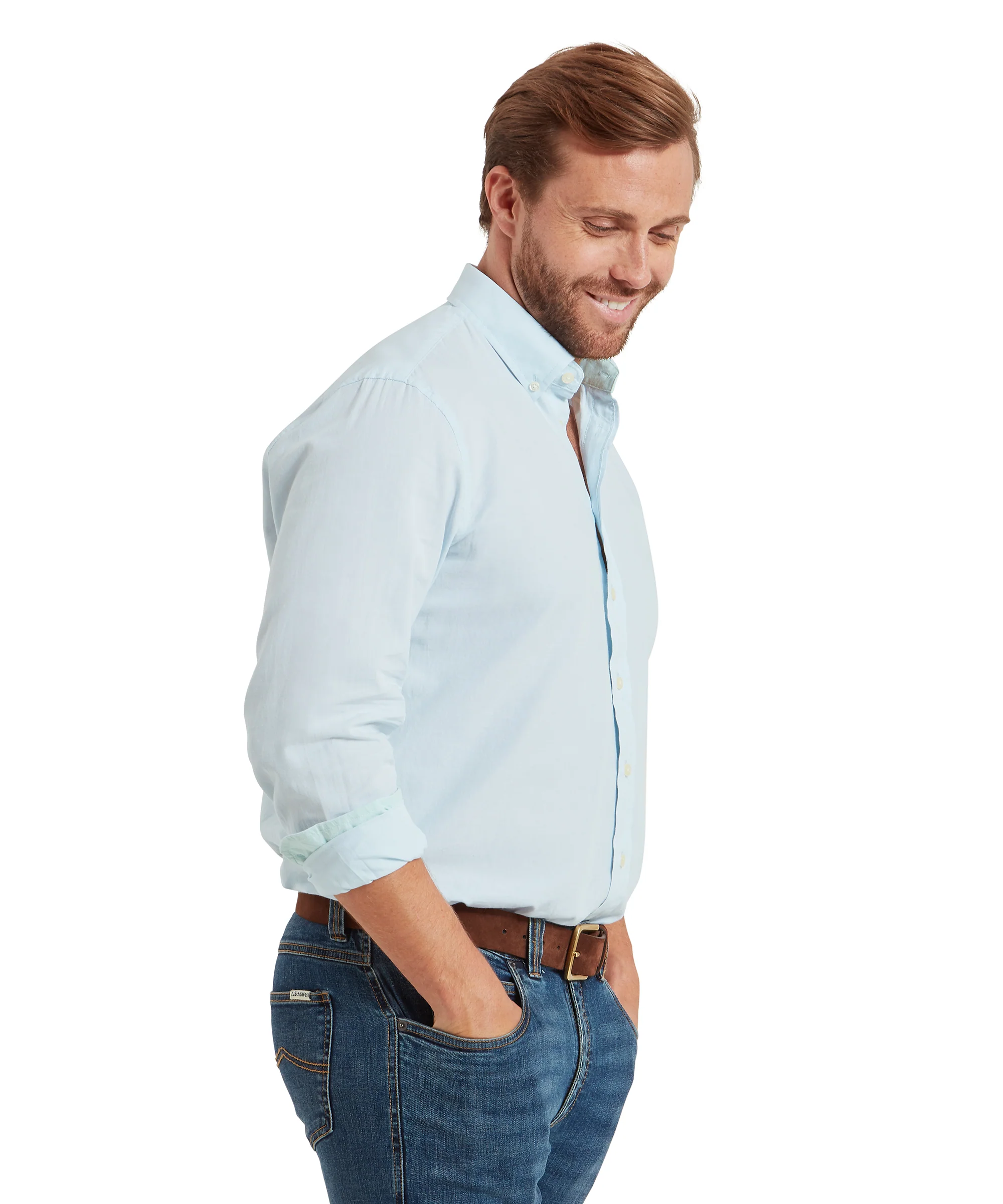 Titchwell Tailored Shirt - Pale Blue - Image 4