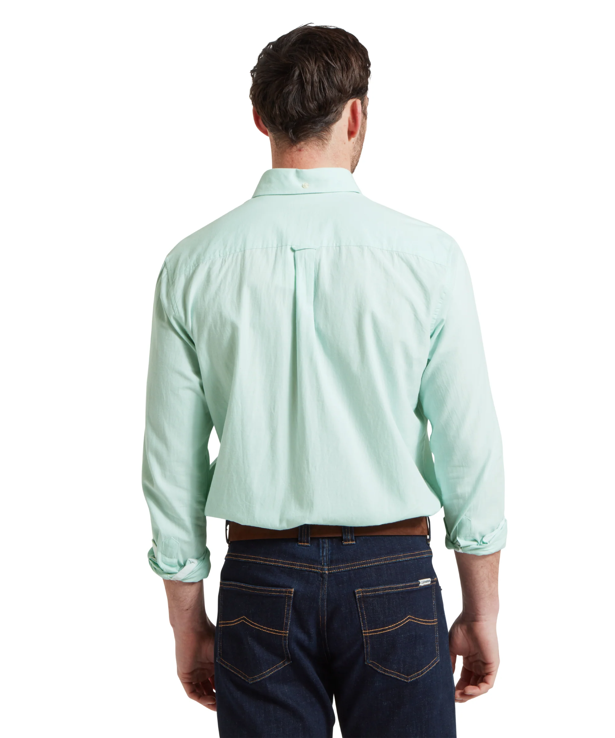 Titchwell Tailored Shirt - Pale Mint - Image 5