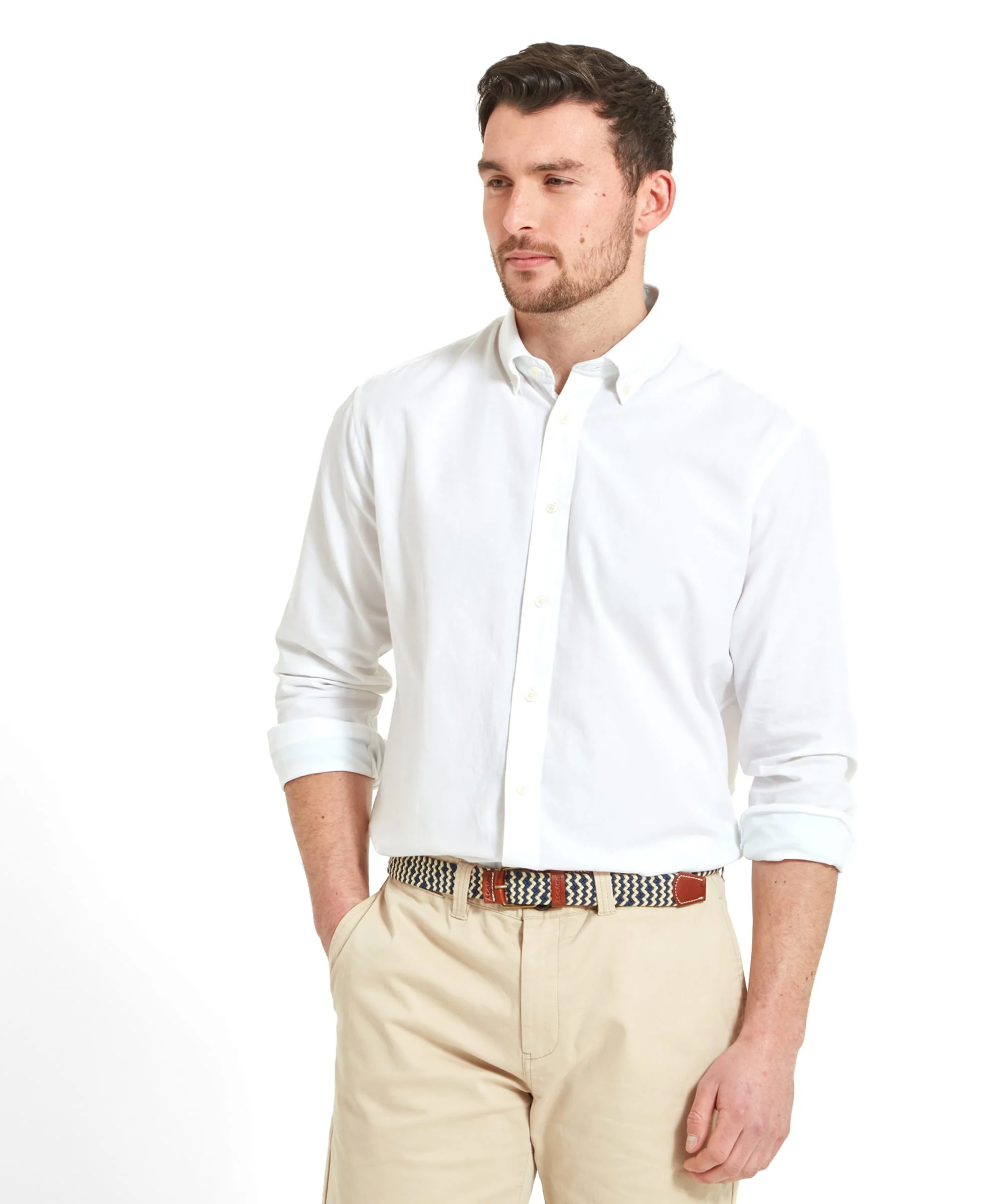 Titchwell Tailored Shirt - White - Image 2