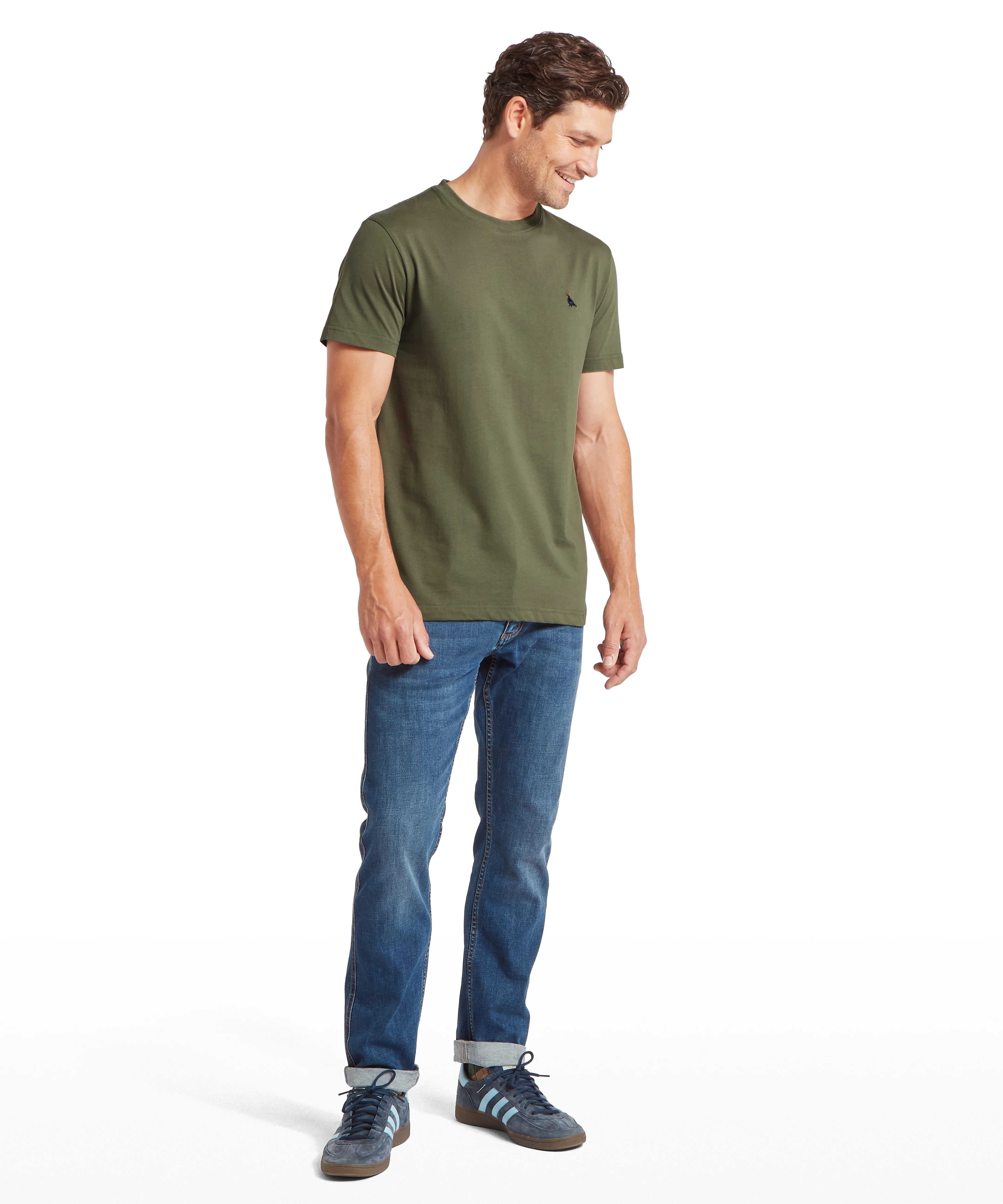 Trenance T-Shirt - Beetle Green - Image 3