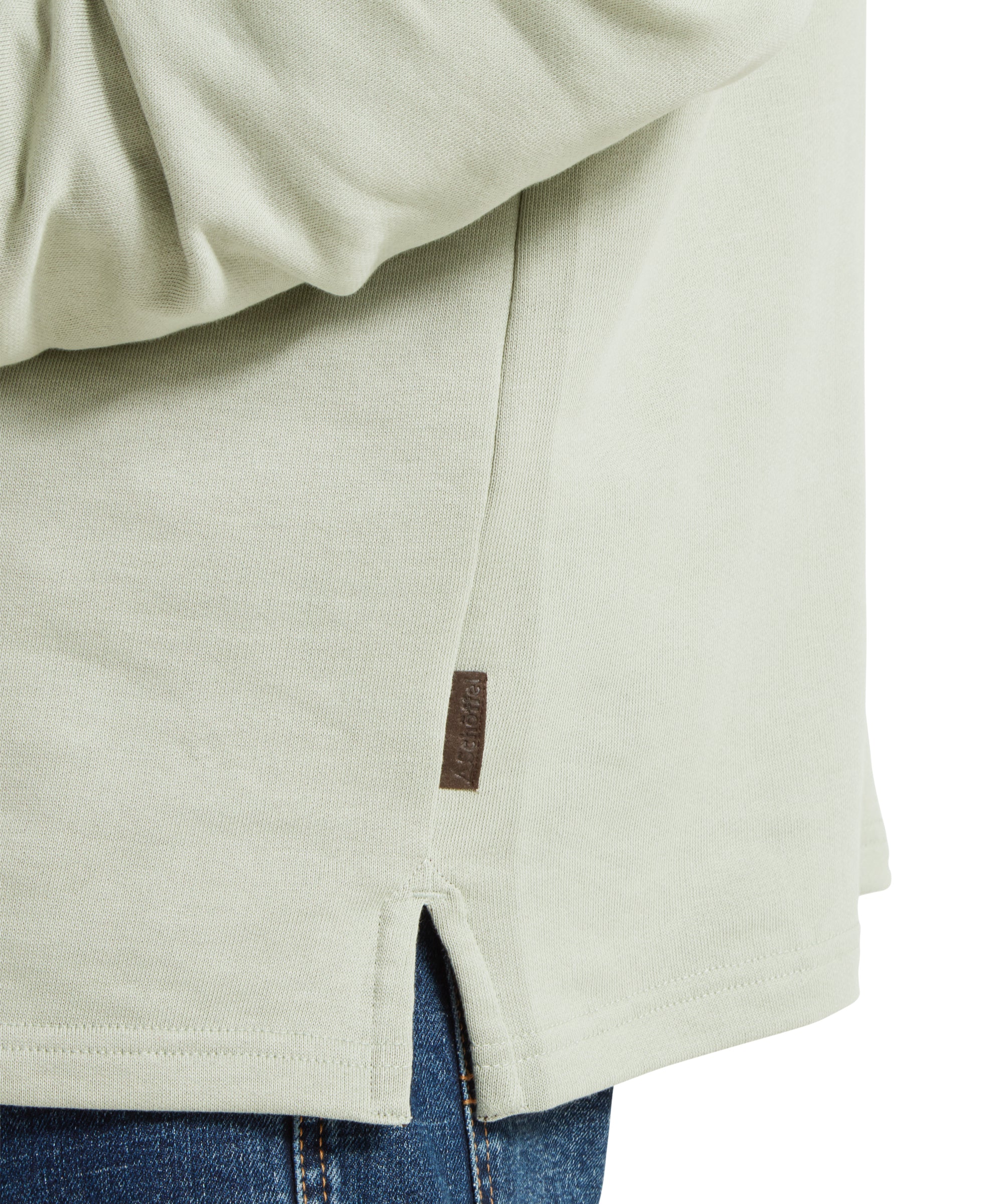 Trencrom Quarter Zip - Aqua Grey/Blue Water - Image 7
