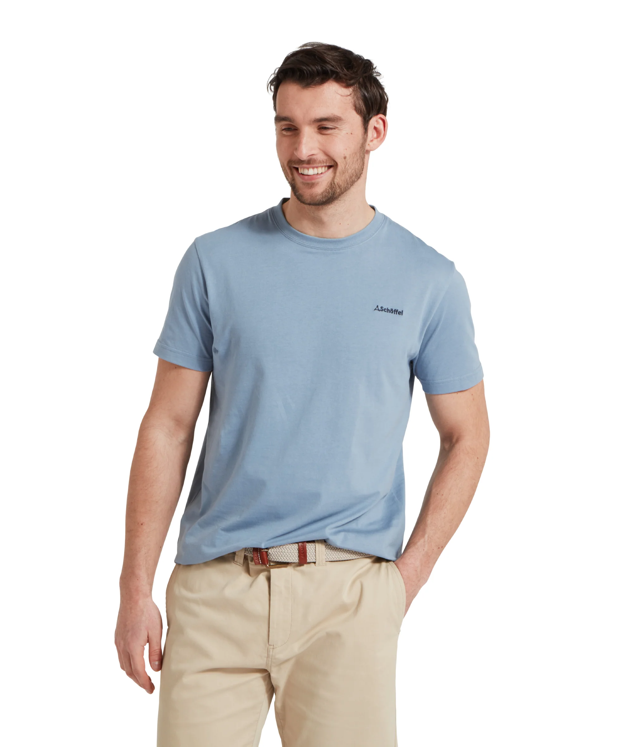 Trevone T-Shirt - Pigeon Blue - Image 3