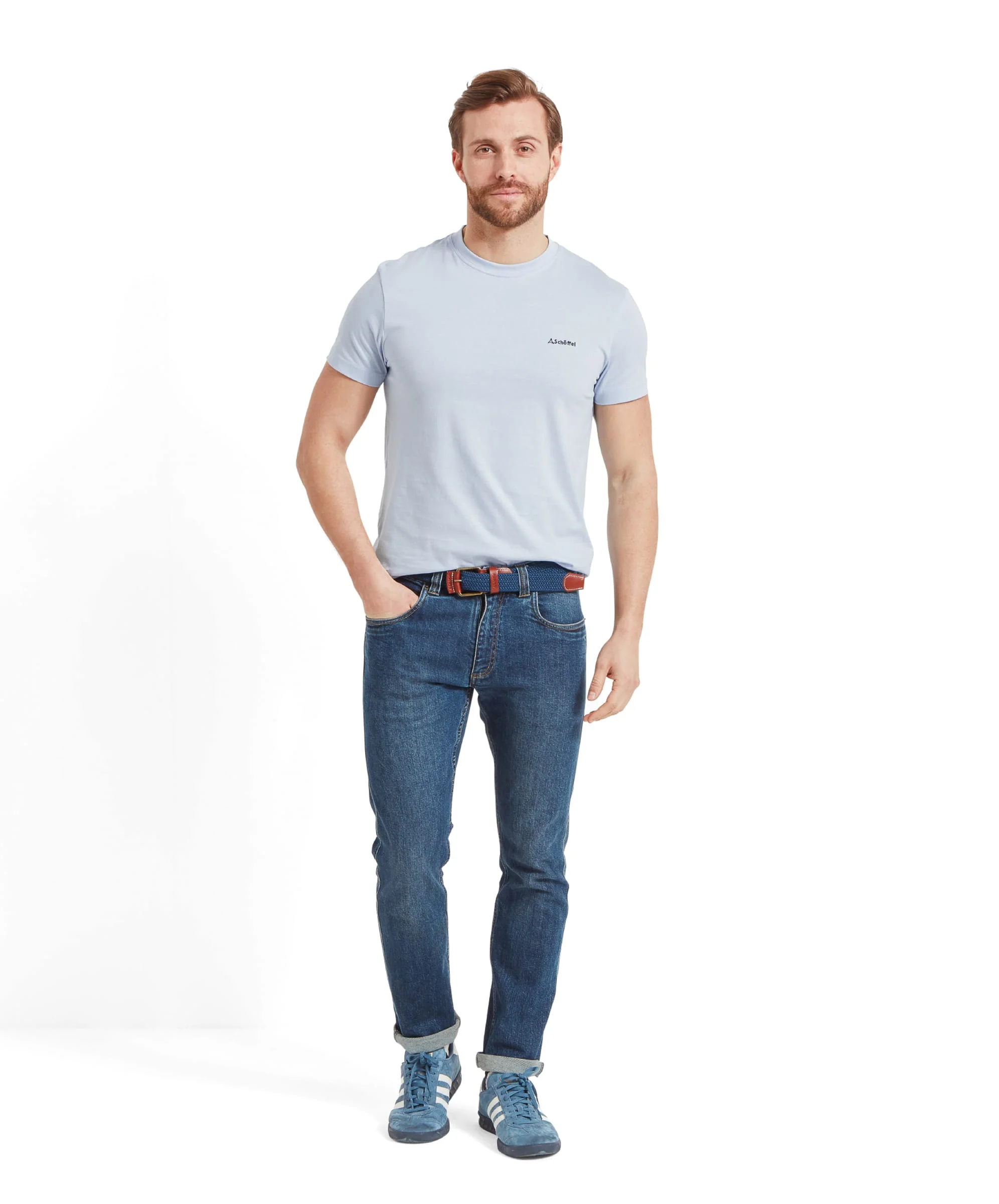 Trevone T Shirt - Sky Blue - Image 3