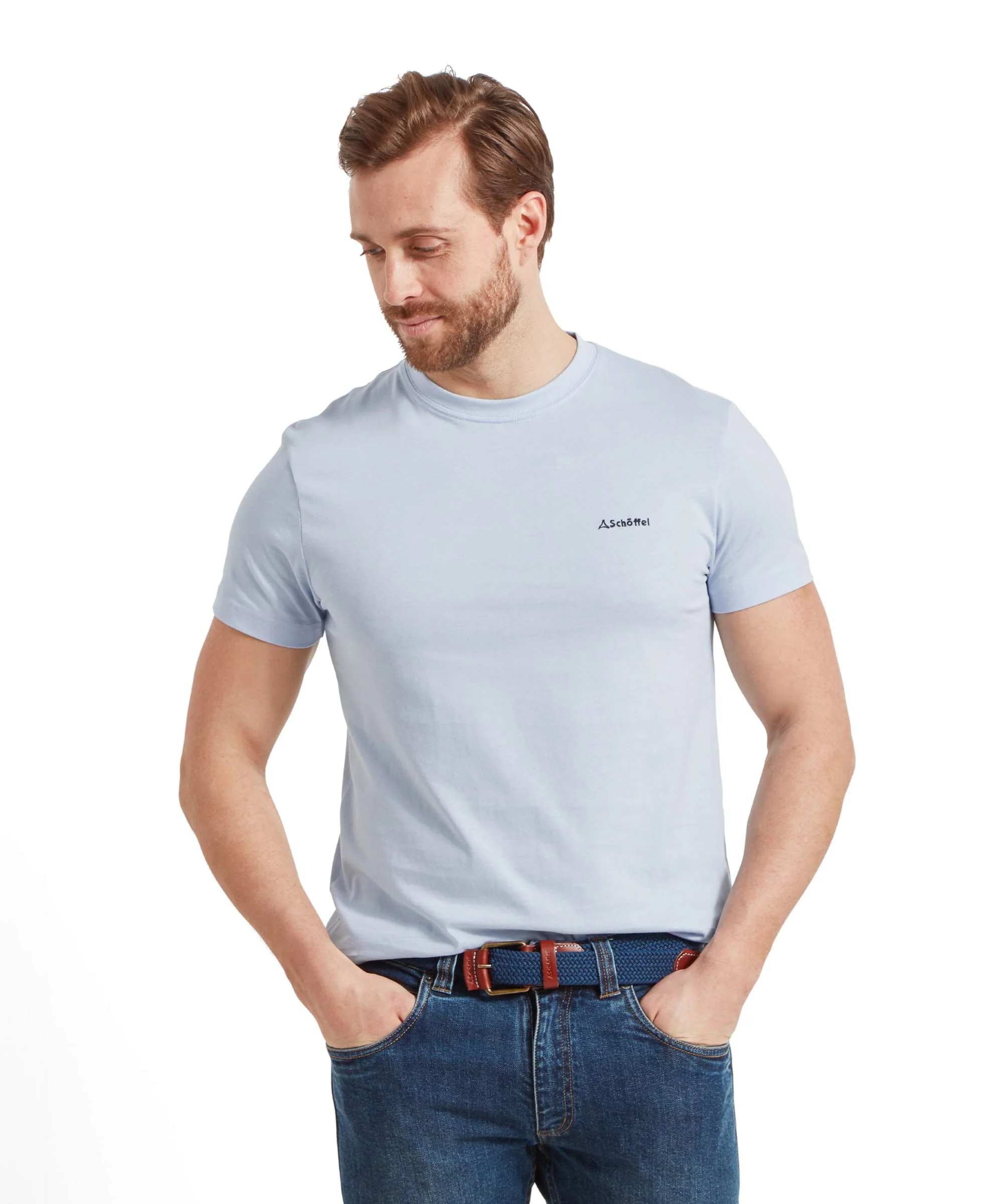 Trevone T Shirt - Sky Blue - Image 8