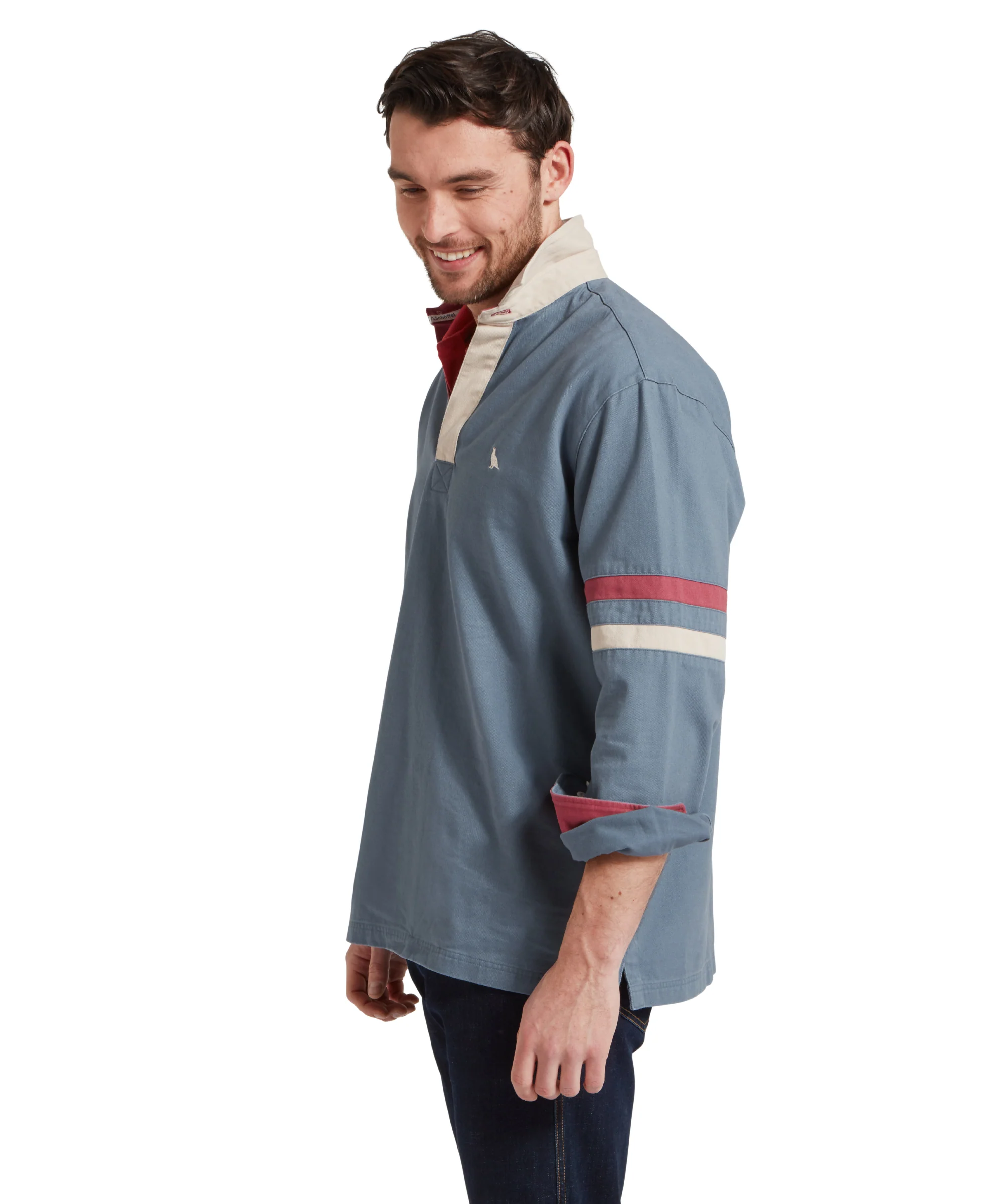 Truro Deck Shirt - Dark Pigeon Blue - Image 4