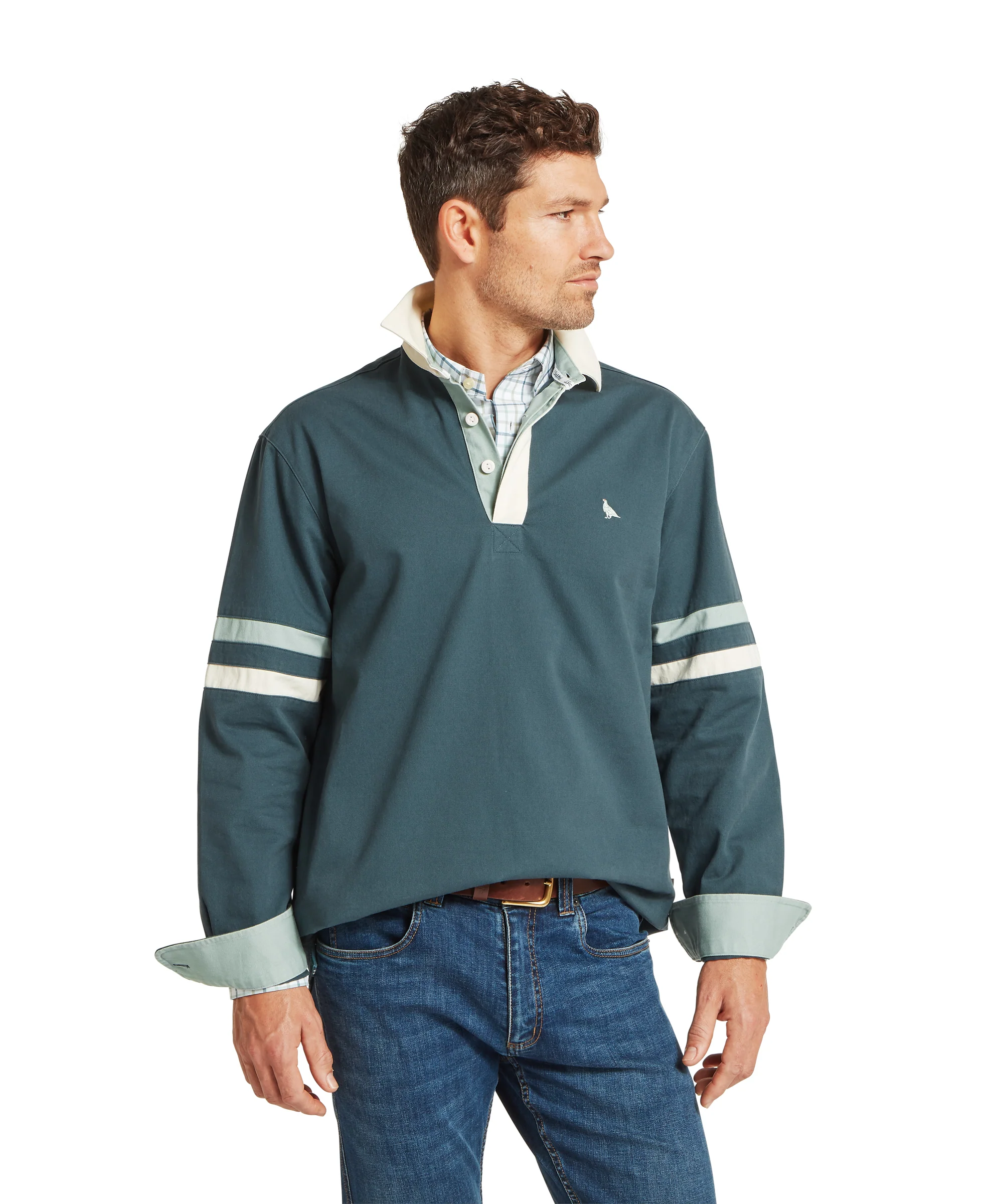 Truro Deck Shirt - Deep Ocean Blue - Image 2
