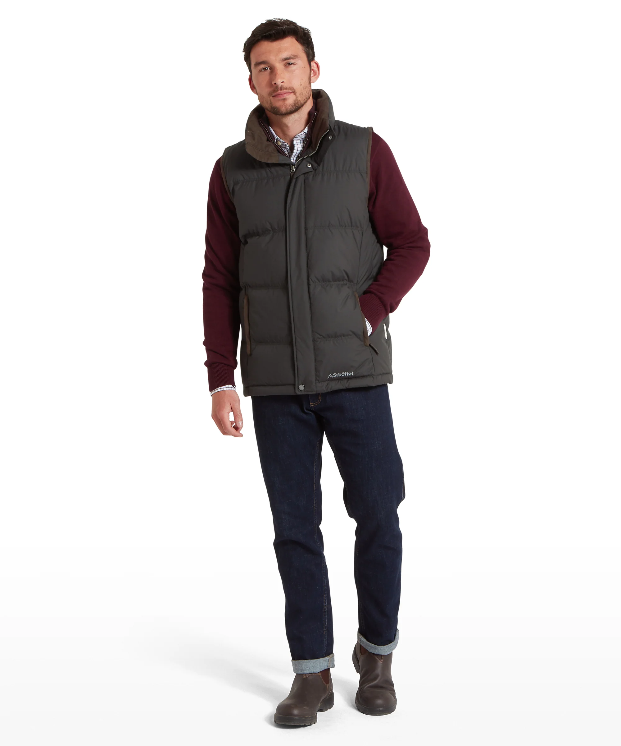 Twickenham II Gilet - Charcoal - Image 3