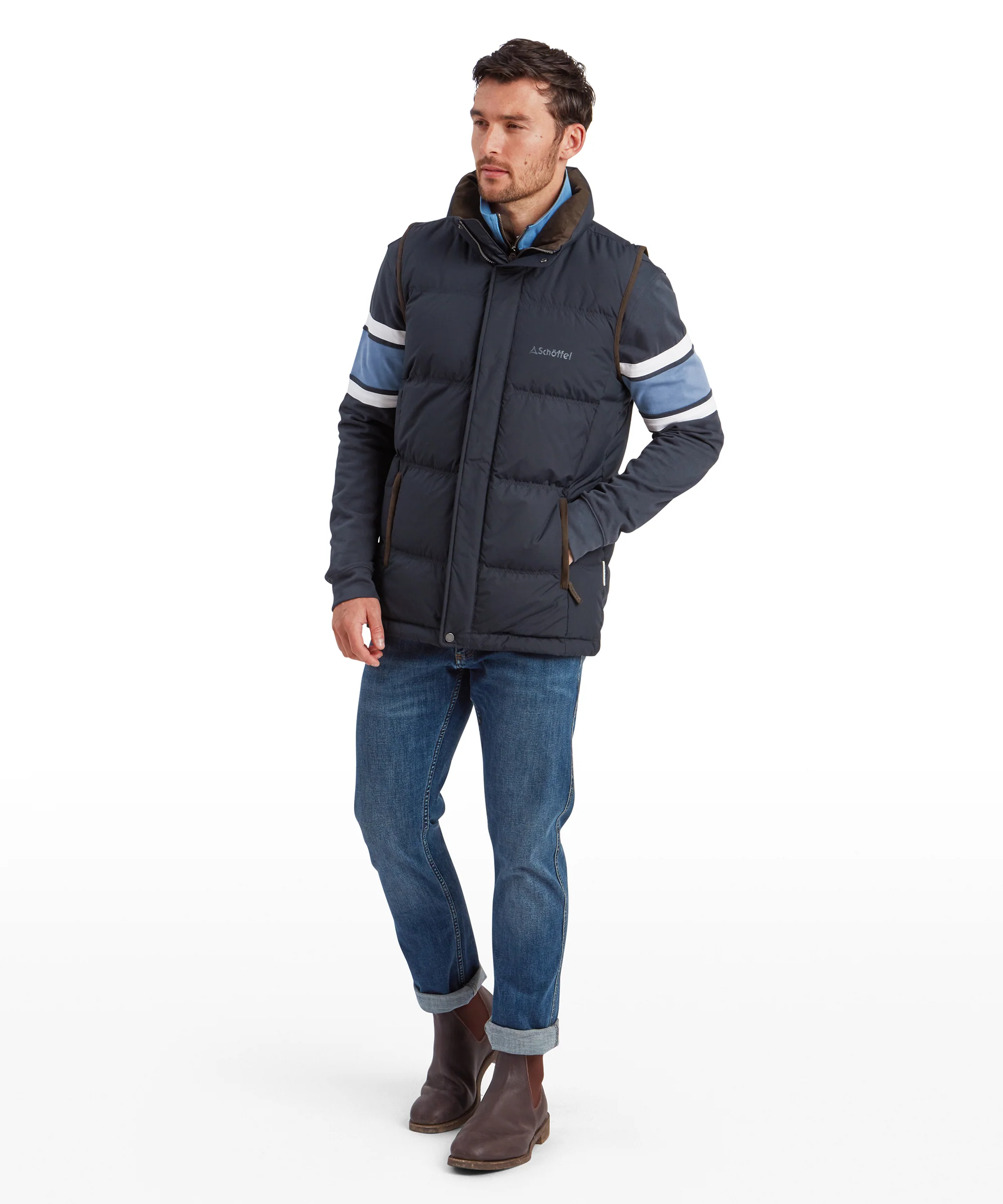 Twickenham II Gilet - True Navy - Image 3