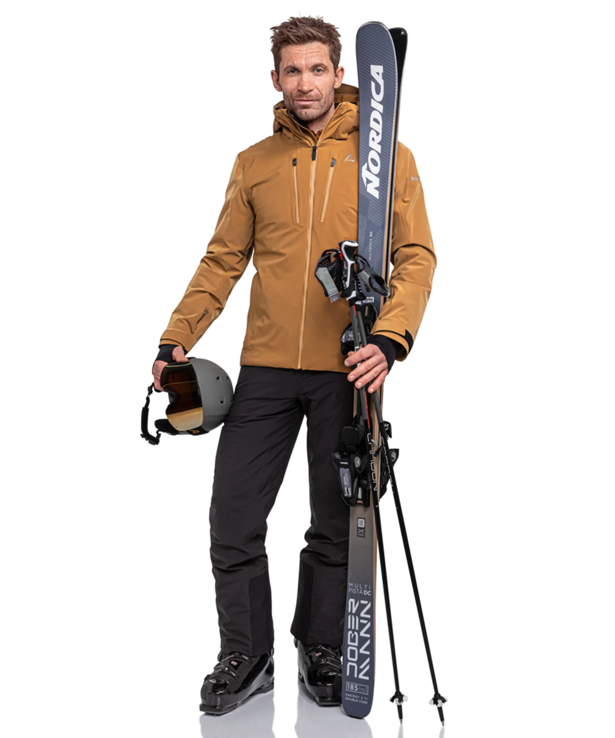 Men's Verbier Ski Jacket - Caramel - Image 5