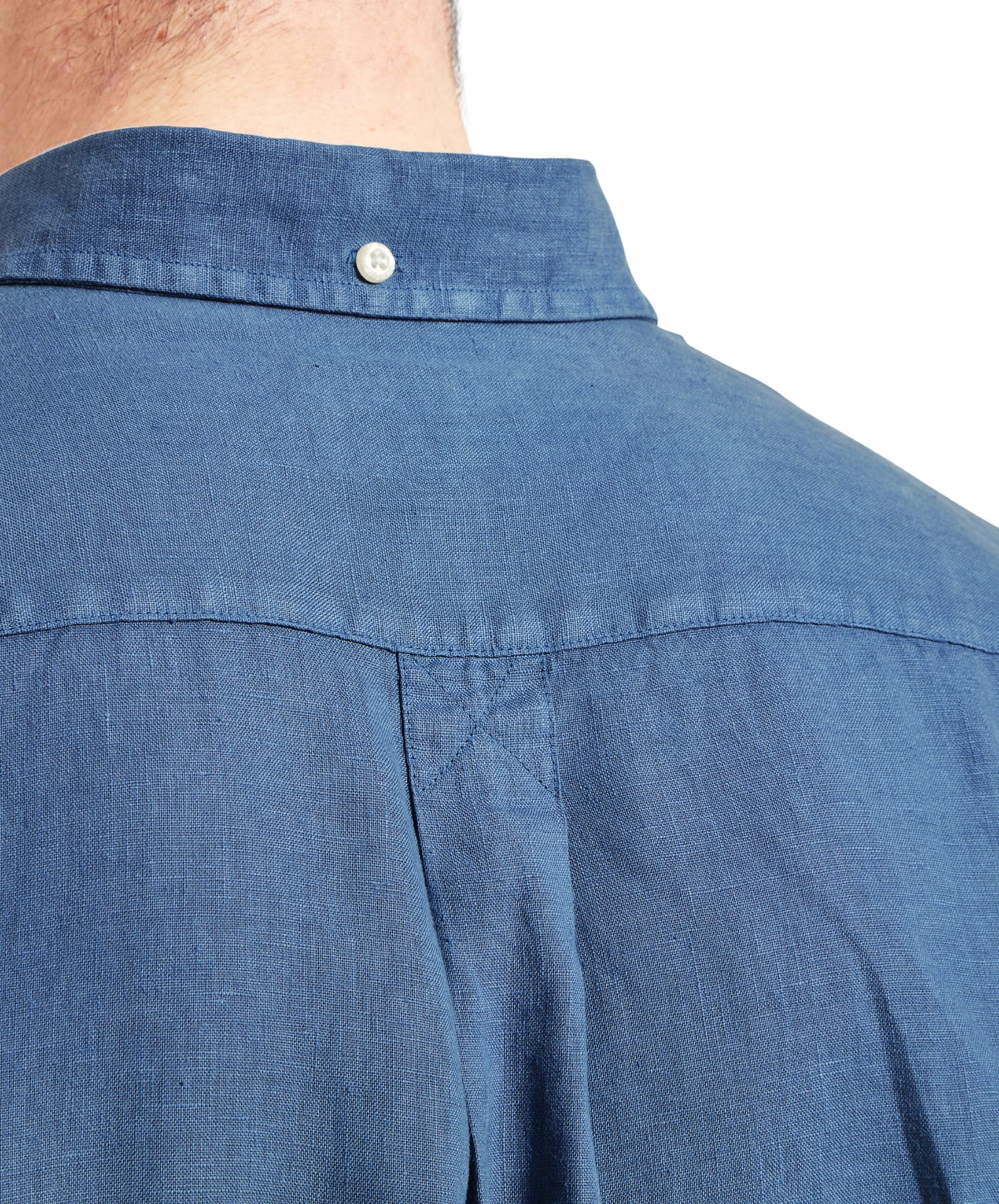 Walsingham Linen Shirt - French Navy - Image 7