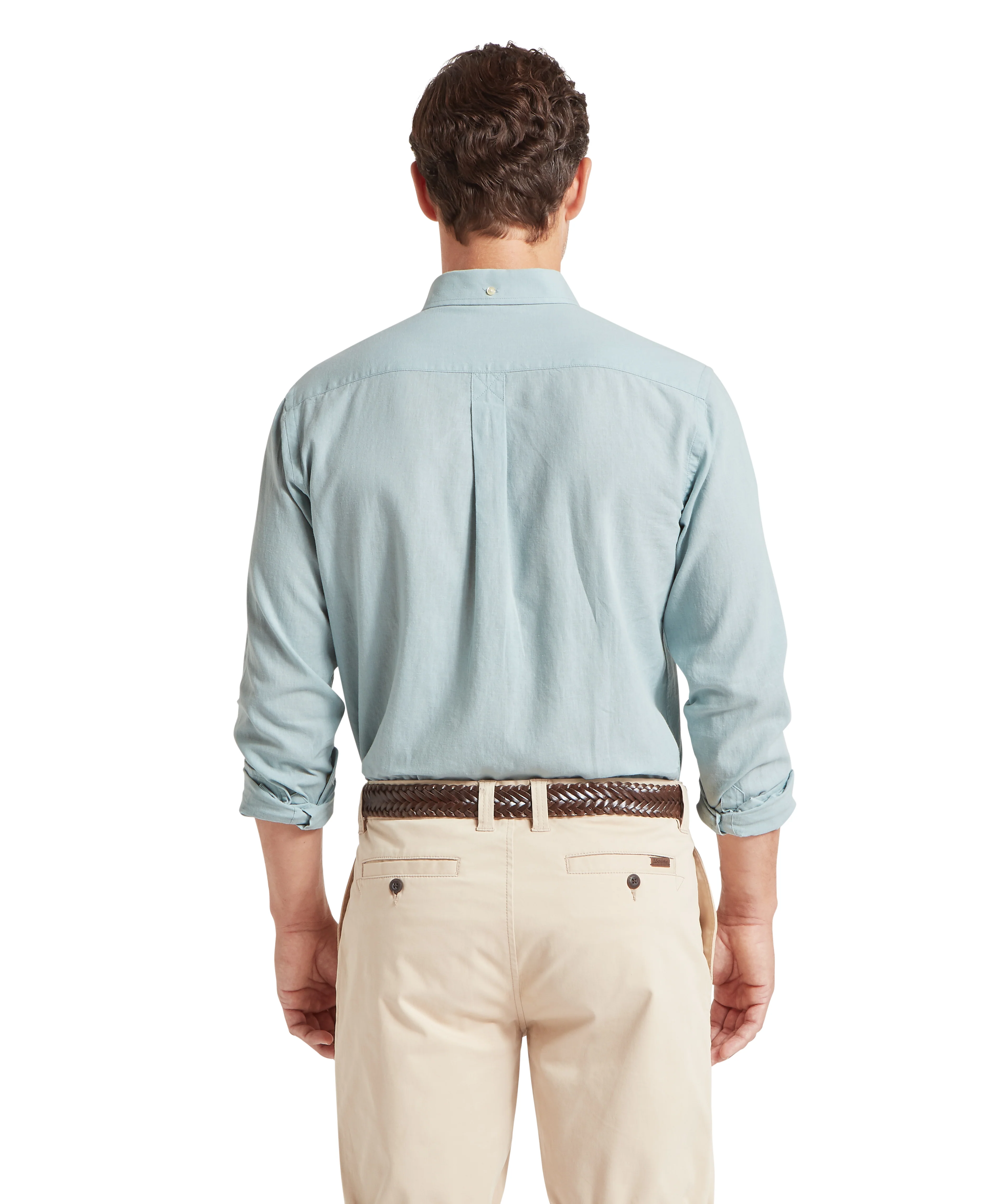 Walsingham Linen Shirt - Surf Blue - Image 5