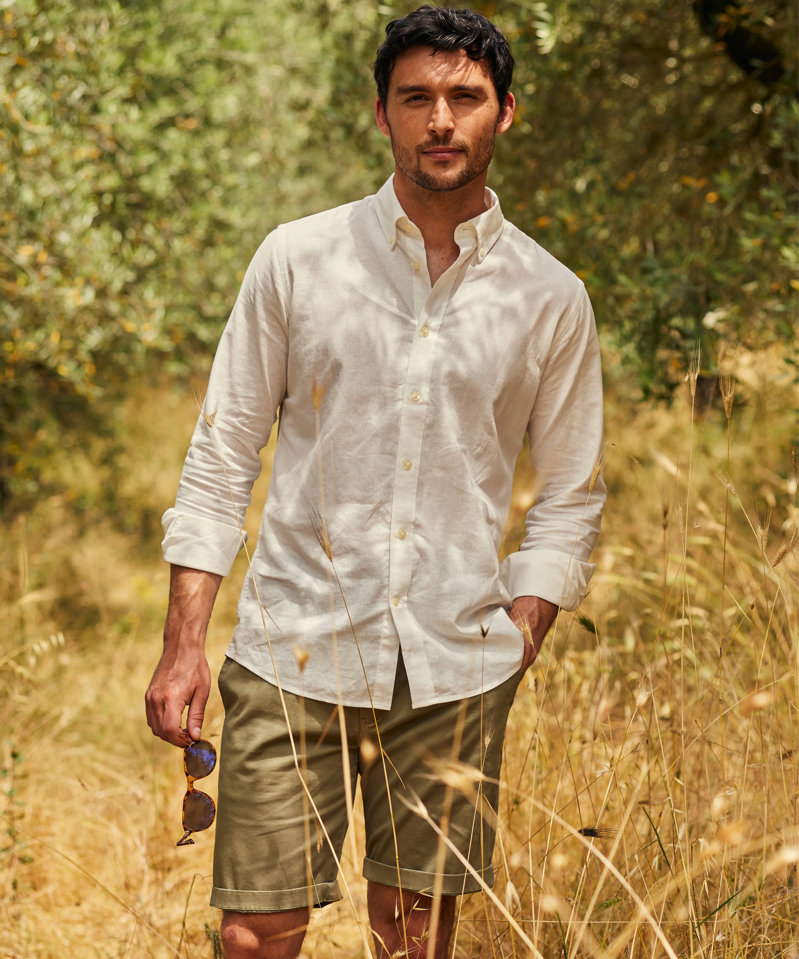 Walsingham Linen Shirt - White - Image 2