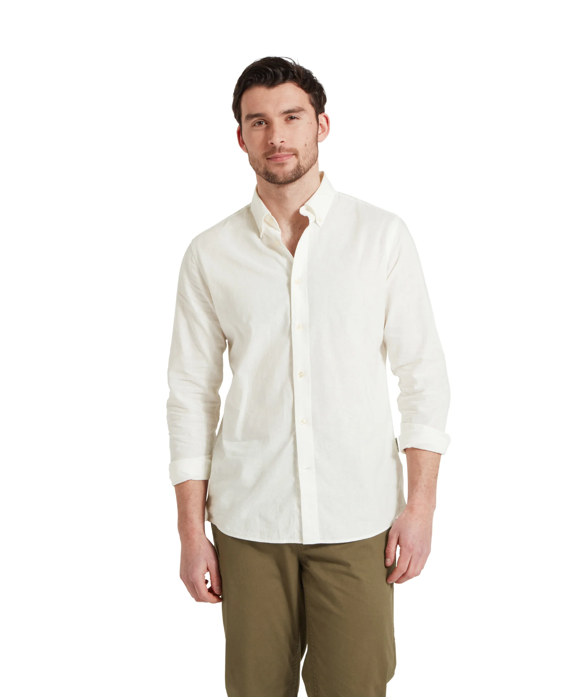 Walsingham Linen Shirt - White - Image 3