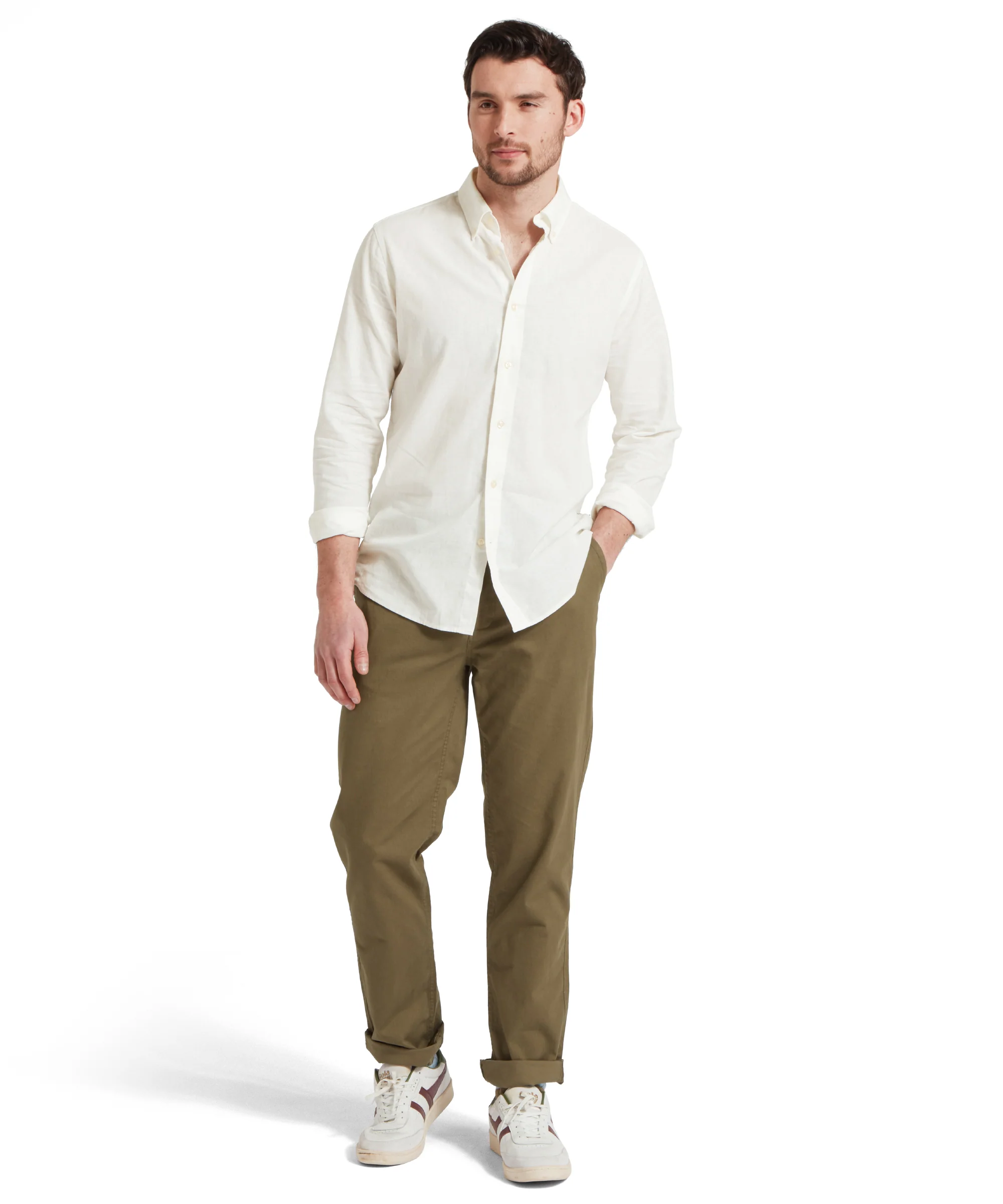 Walsingham Linen Shirt - White - Image 4