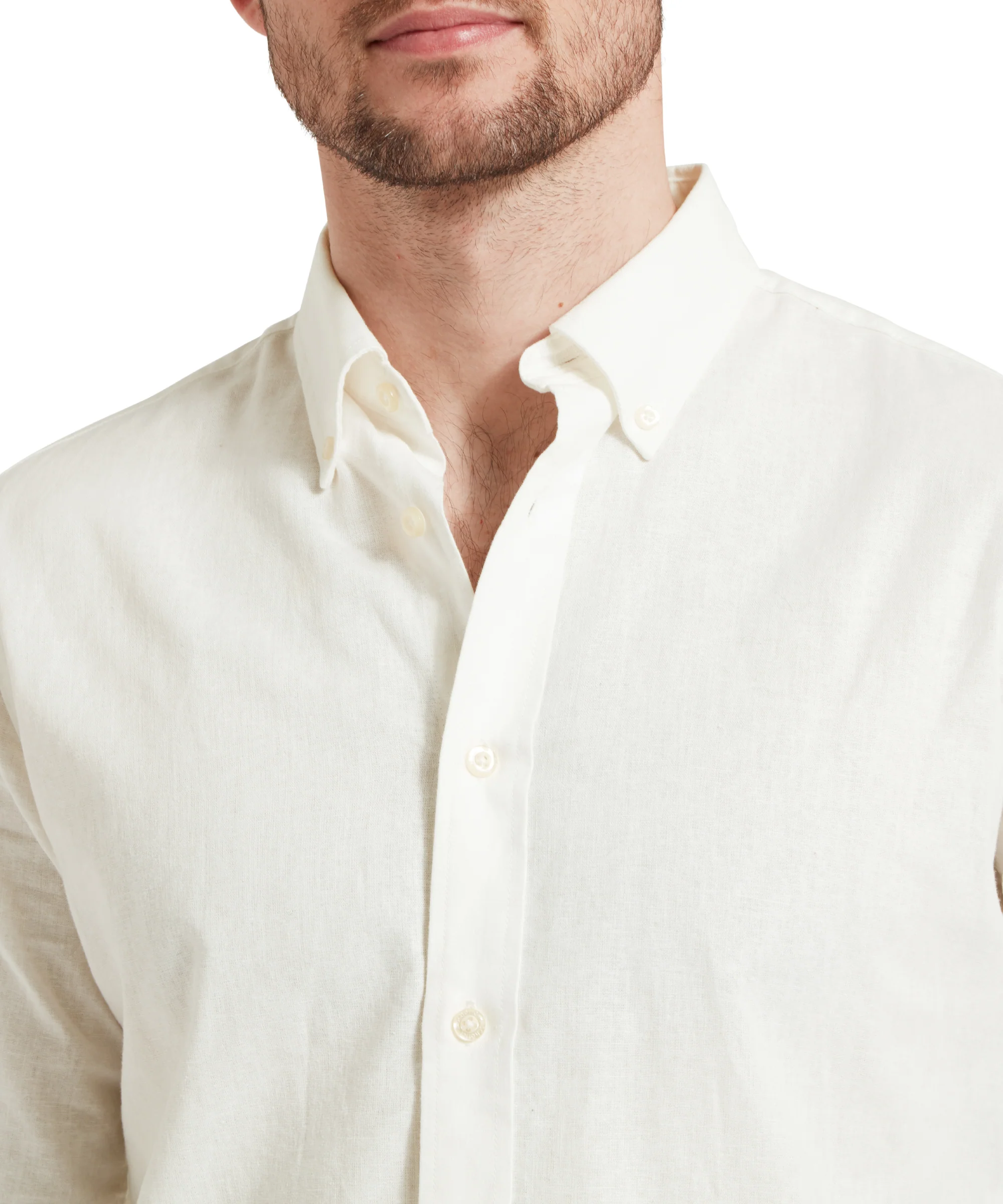Walsingham Linen Shirt - White - Image 7