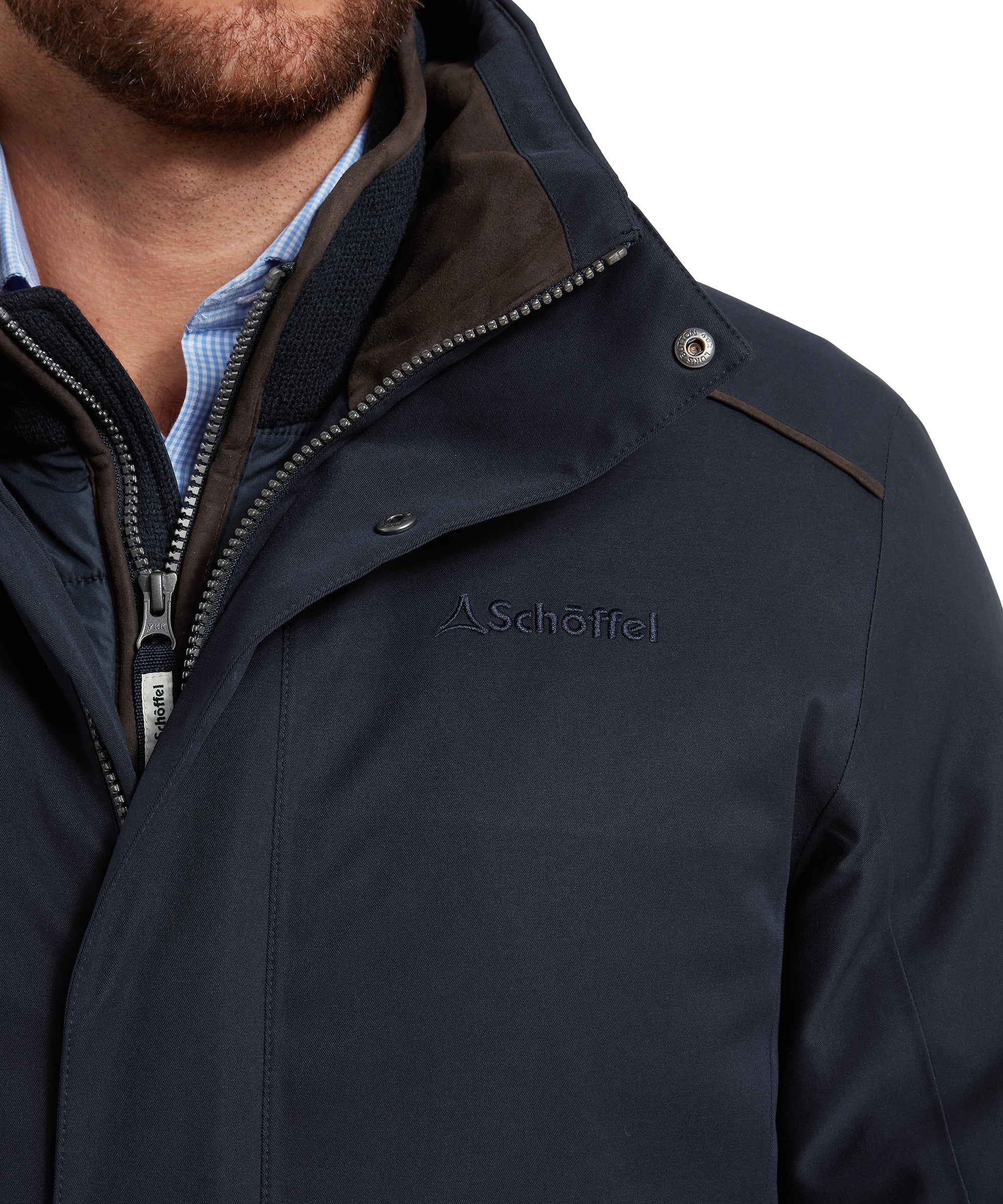 Whitton Waterproof Coat - Navy - Image 12