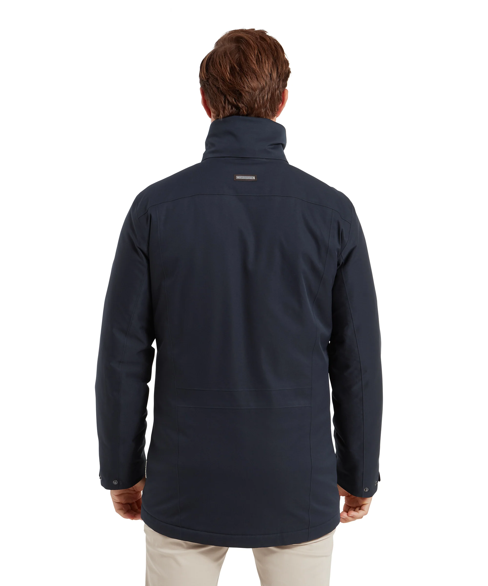 Whitton Waterproof Coat - Navy - Image 5
