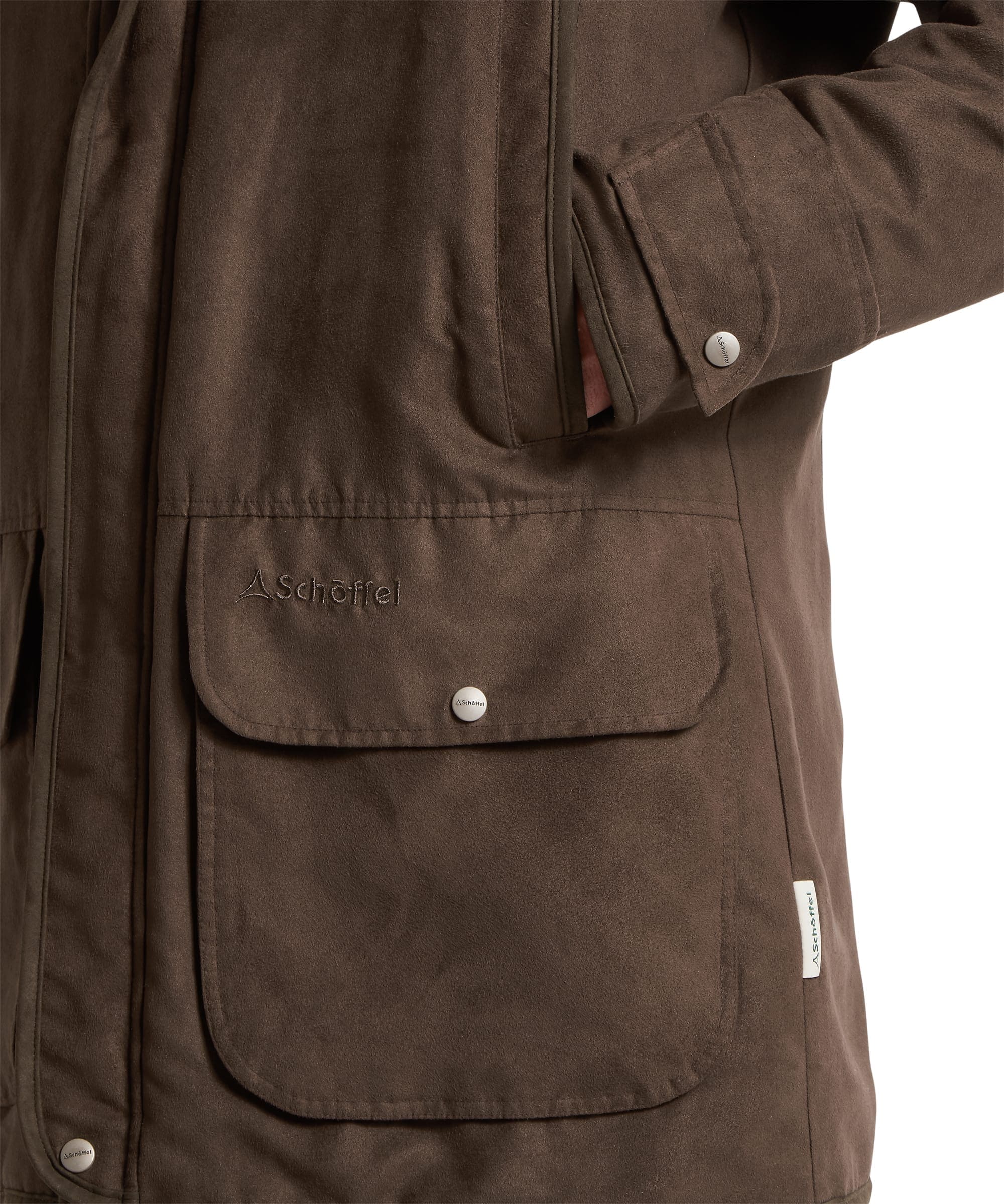 Oundle Country Coat - Coffee Bean - Image 11