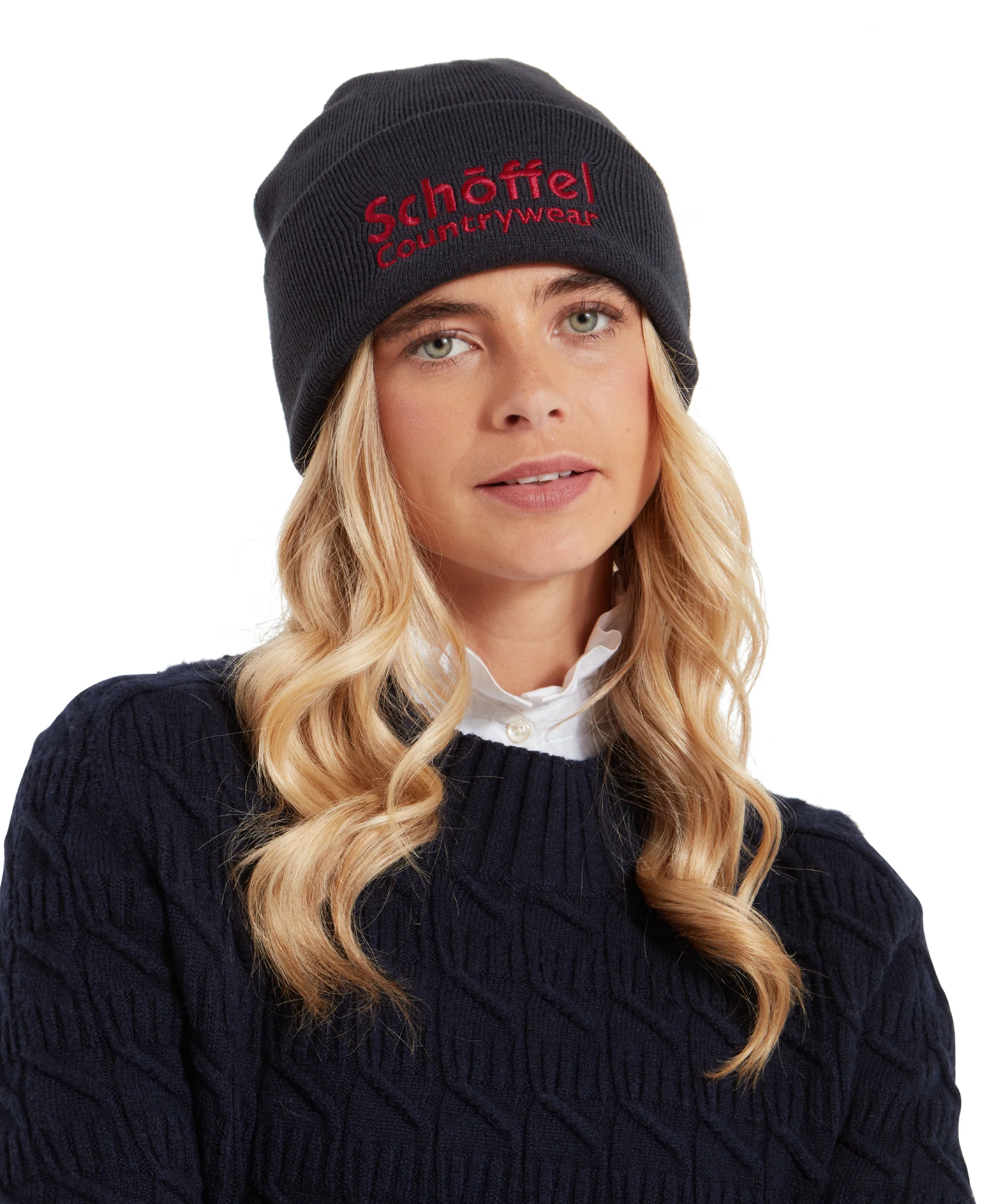 Exeter Beanie Hat - Navy - Image 2