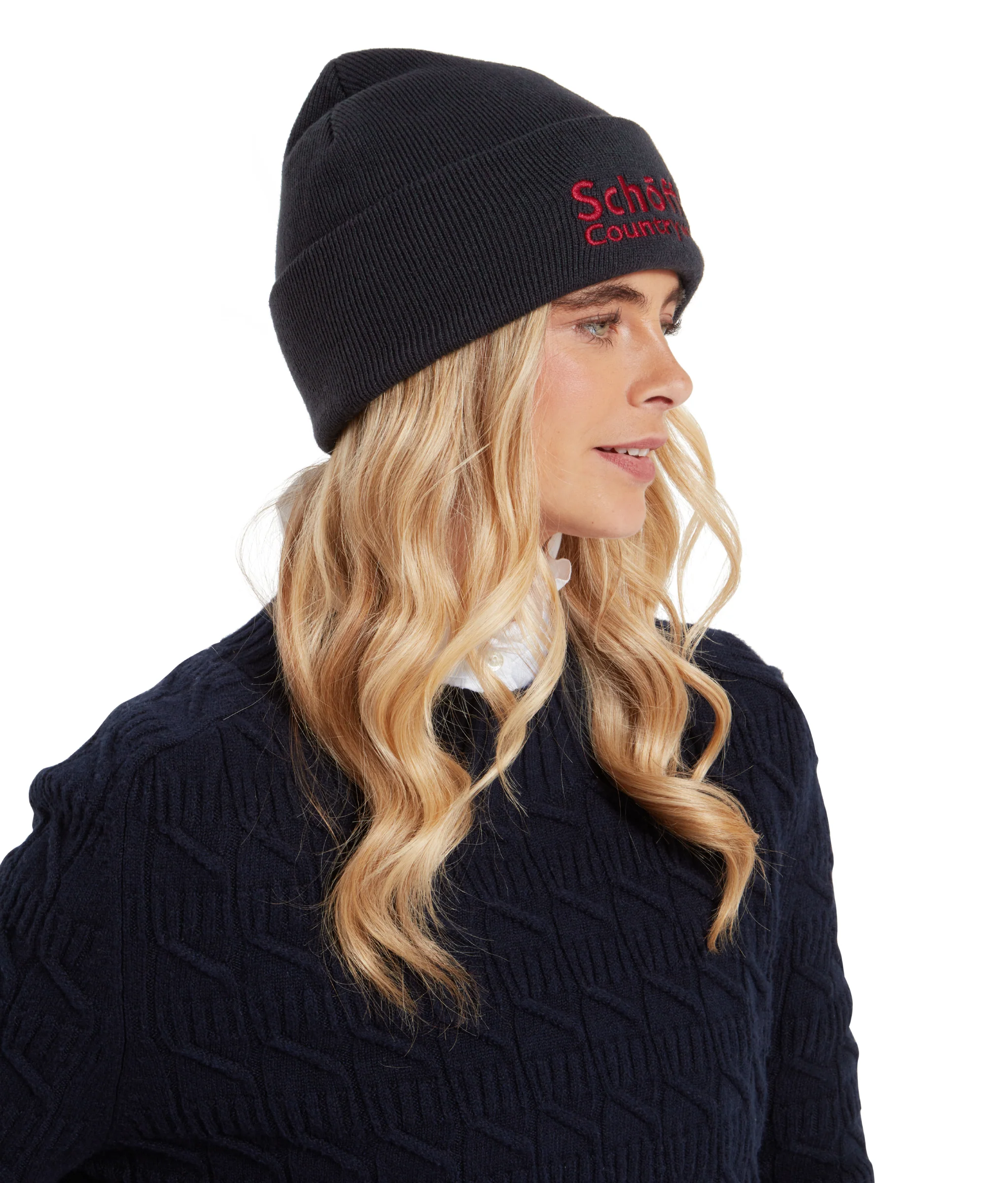 Exeter Beanie Hat - Navy - Image 4