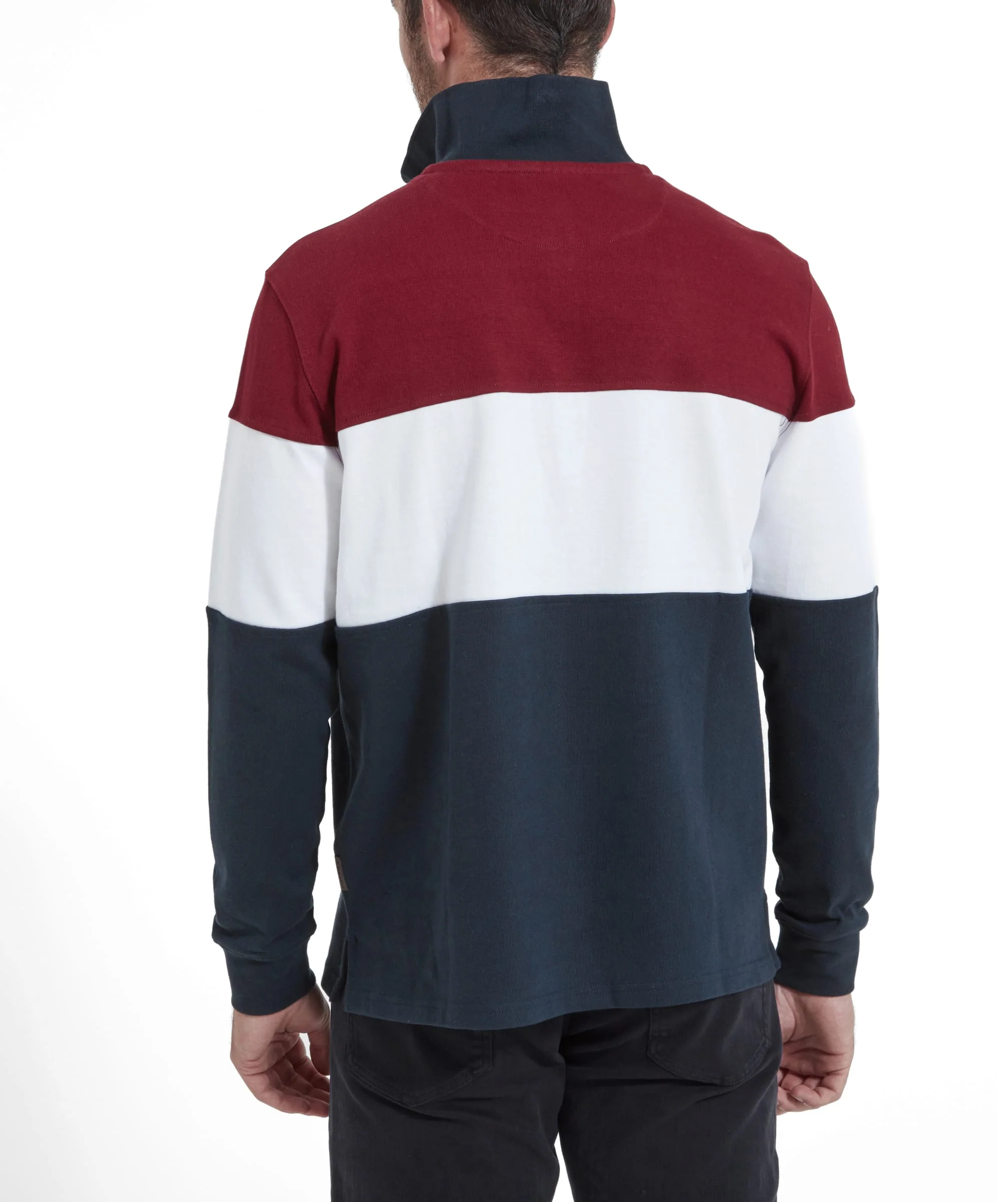 Exeter Heritage Quarter Zip Sweatshirt - Bordeaux - Image 7