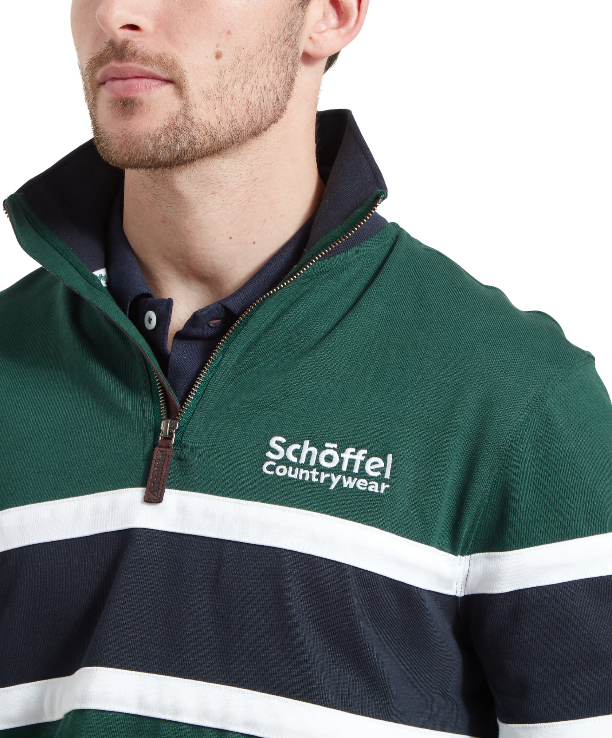 Exmouth Heritage Quarter Zip - Pine Green - Image 10