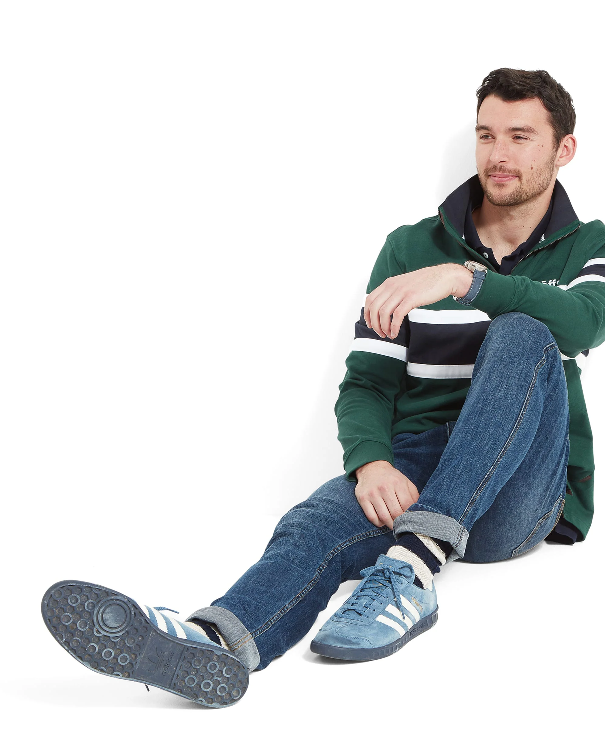 Exmouth Heritage Quarter Zip - Pine Green - Image 12