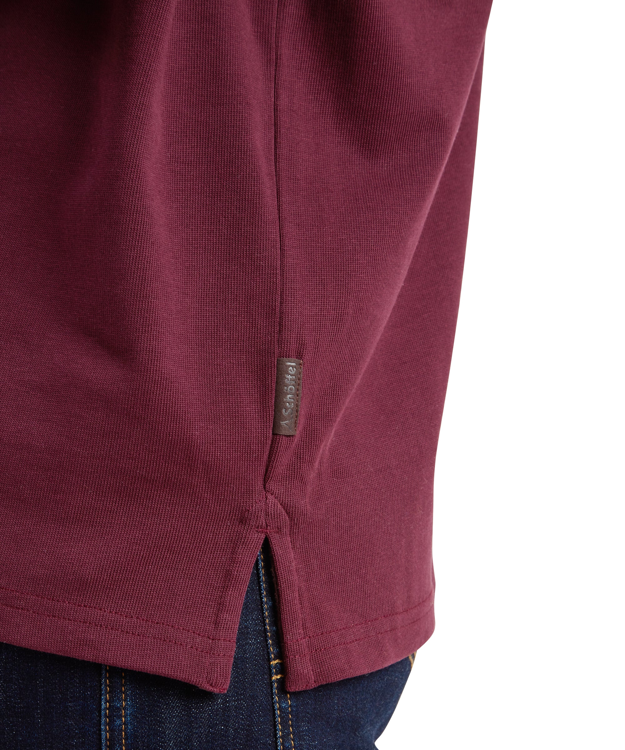 Exmouth Heritage Quarter Zip - Wine - Image 12