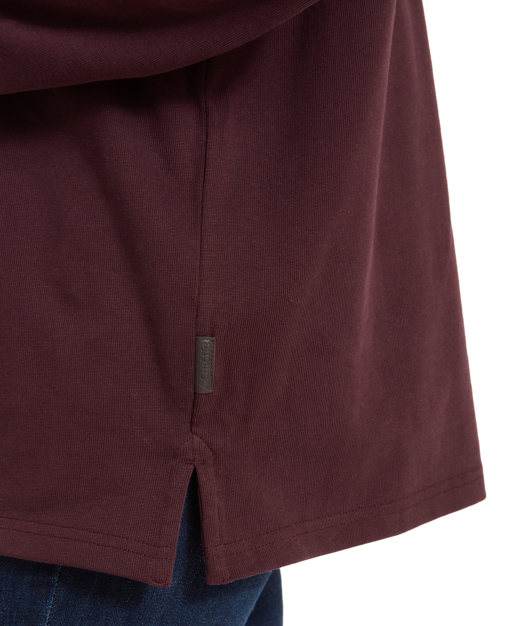 Exmouth Heritage Quarter Zip - Wine - Image 13